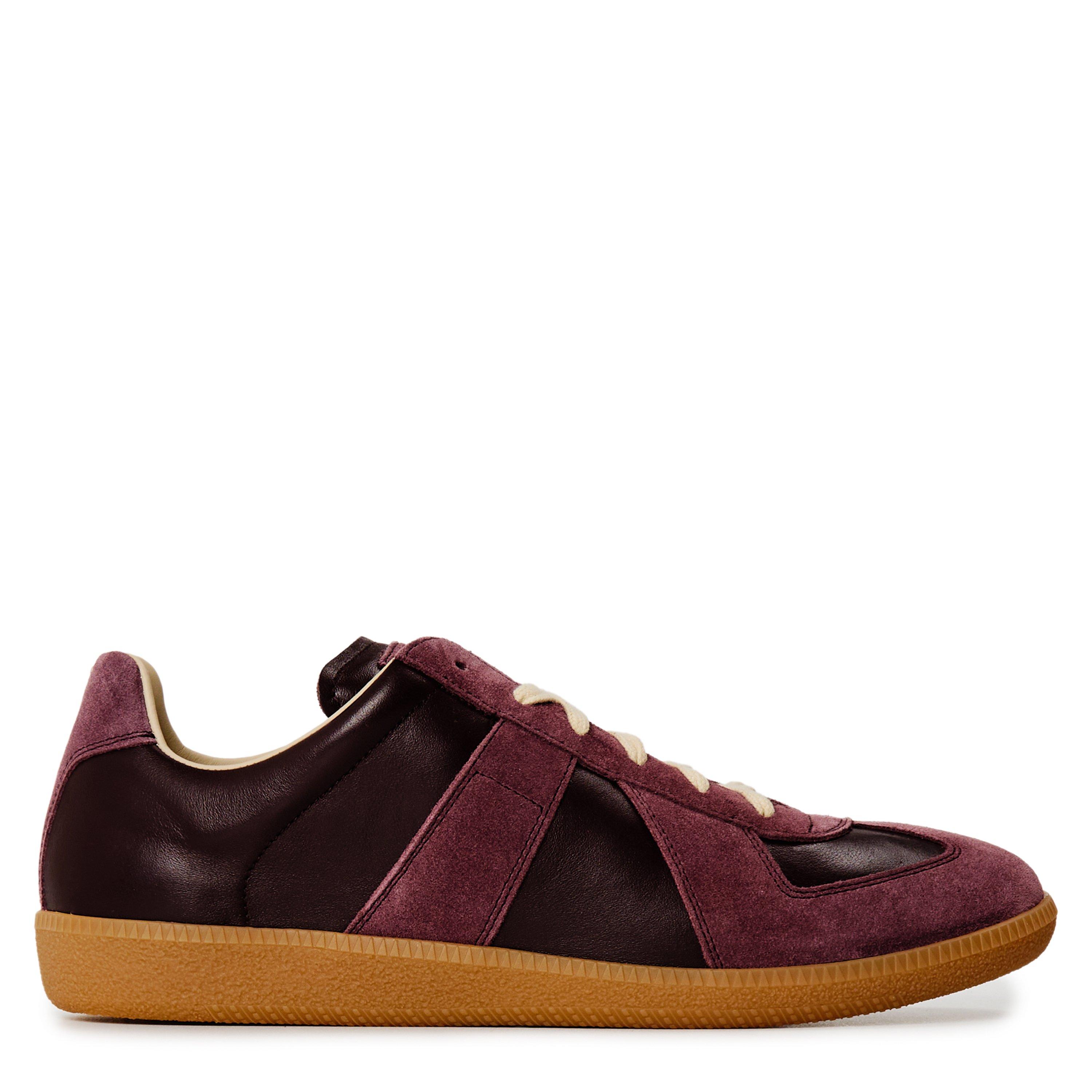 Maison Margiela Mens Replica Sneakers - Winetasting - Size 9 (43)