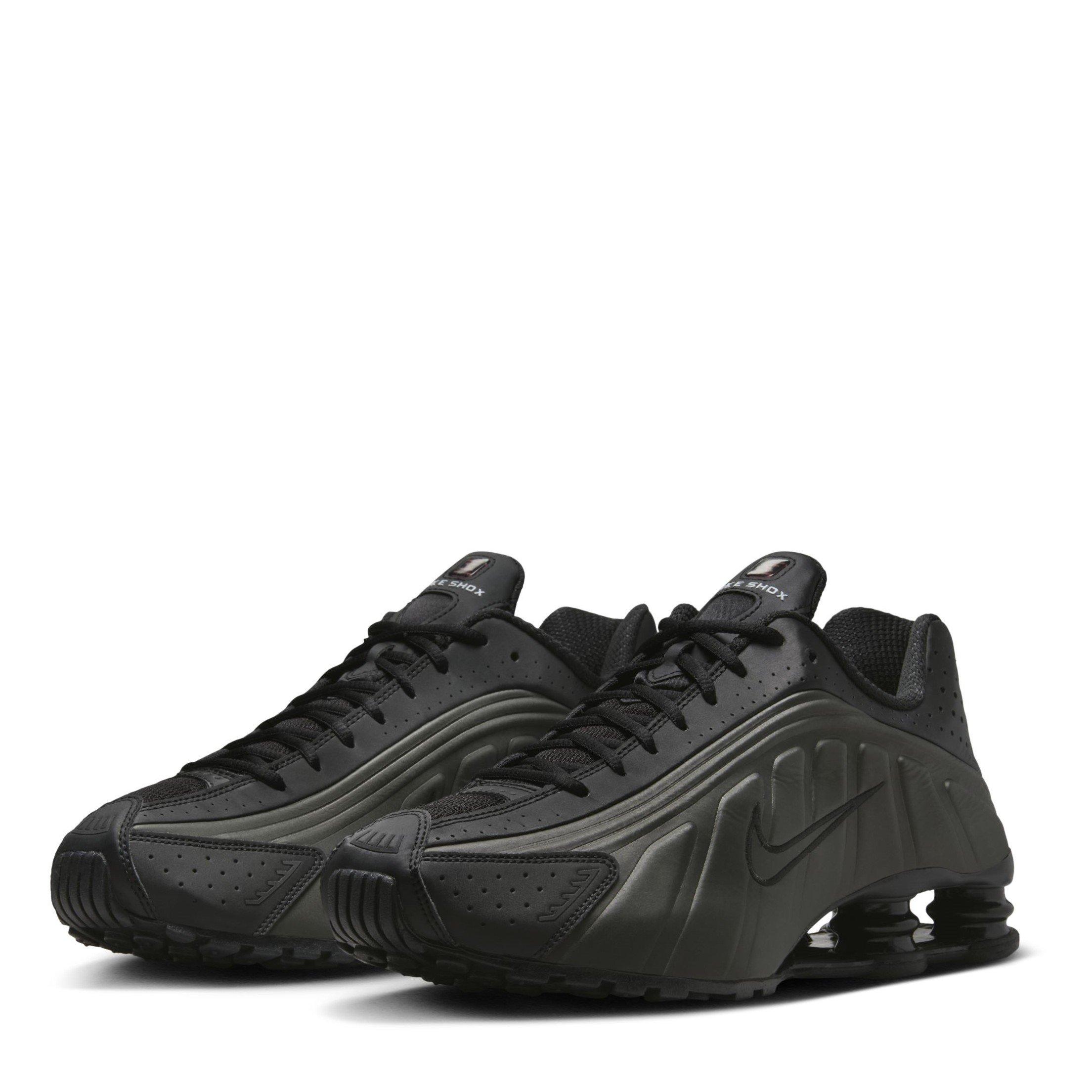 Nero/Nero - Nike - Shox R4 Low Trainers - 4