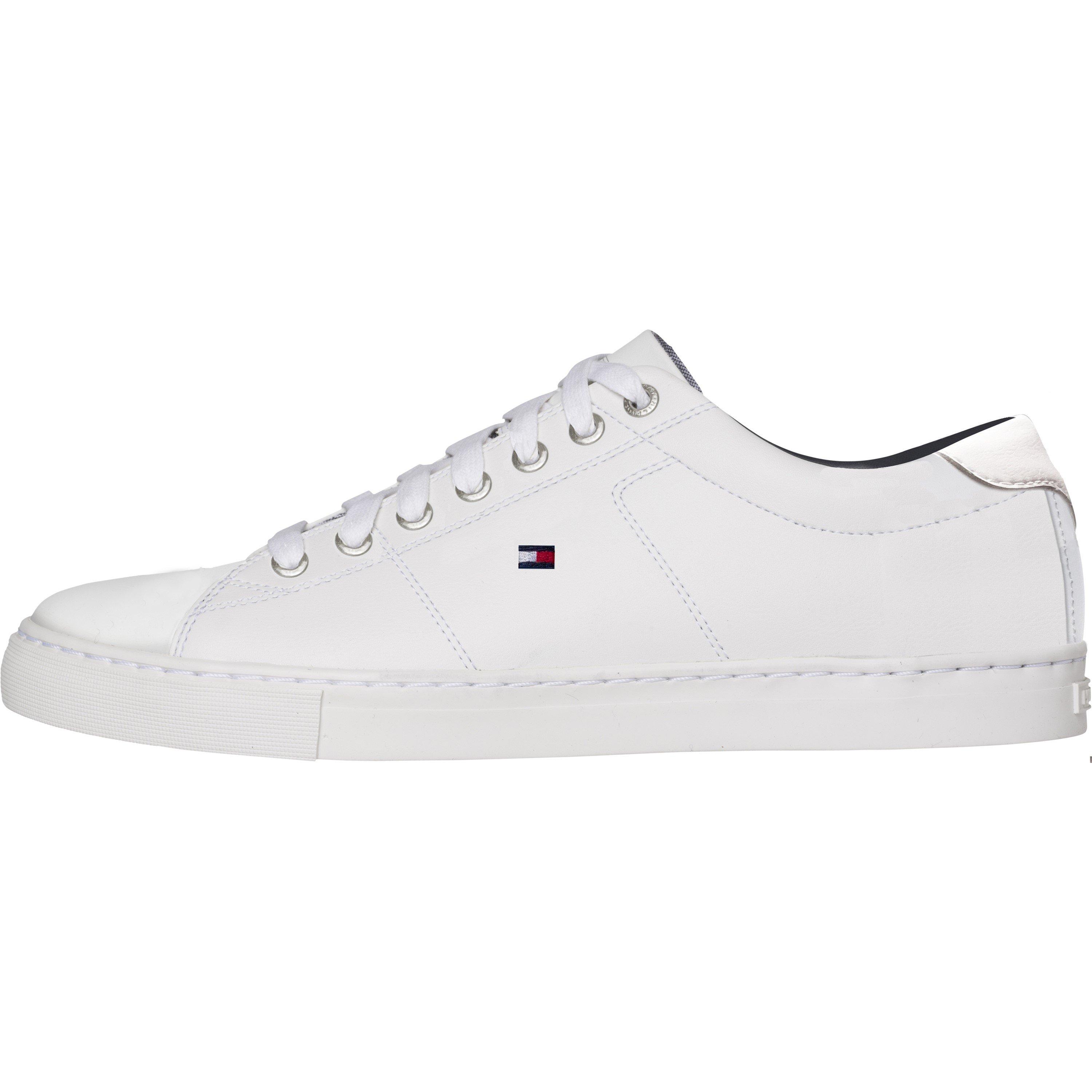 Branco - Tommy Hilfiger - ESSENTIAL LEATHER SNEAKER - 1