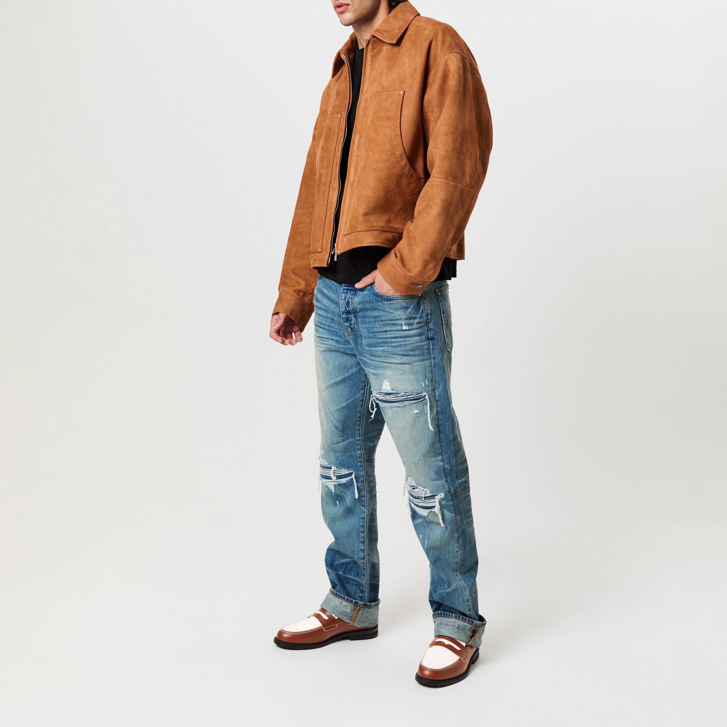 Brown/Off White - Duke and Dexter - Wilde Classic Penny Loafer - 6