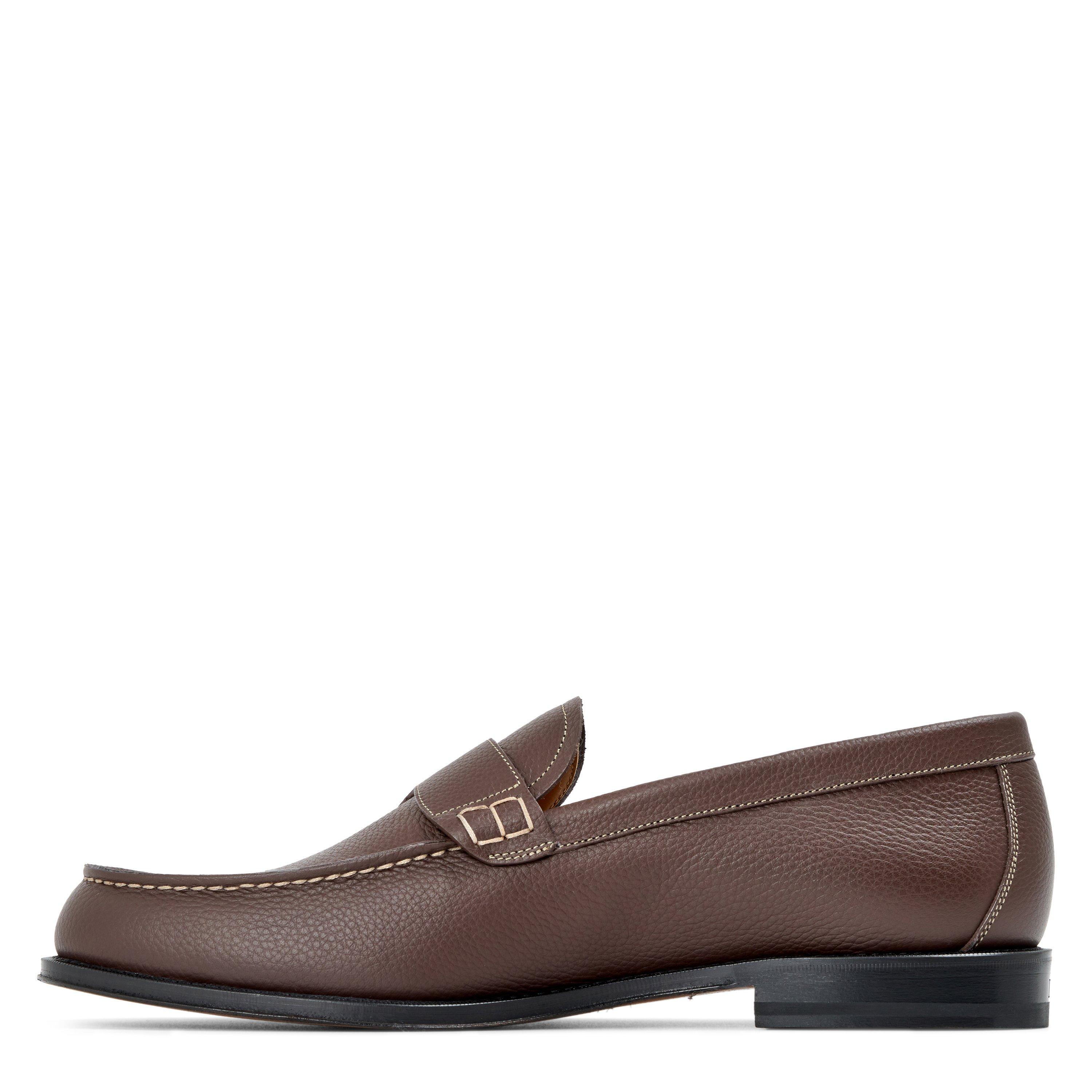 BROWN - DIOR - Men's Granville Saddle Leather Loafers - 2