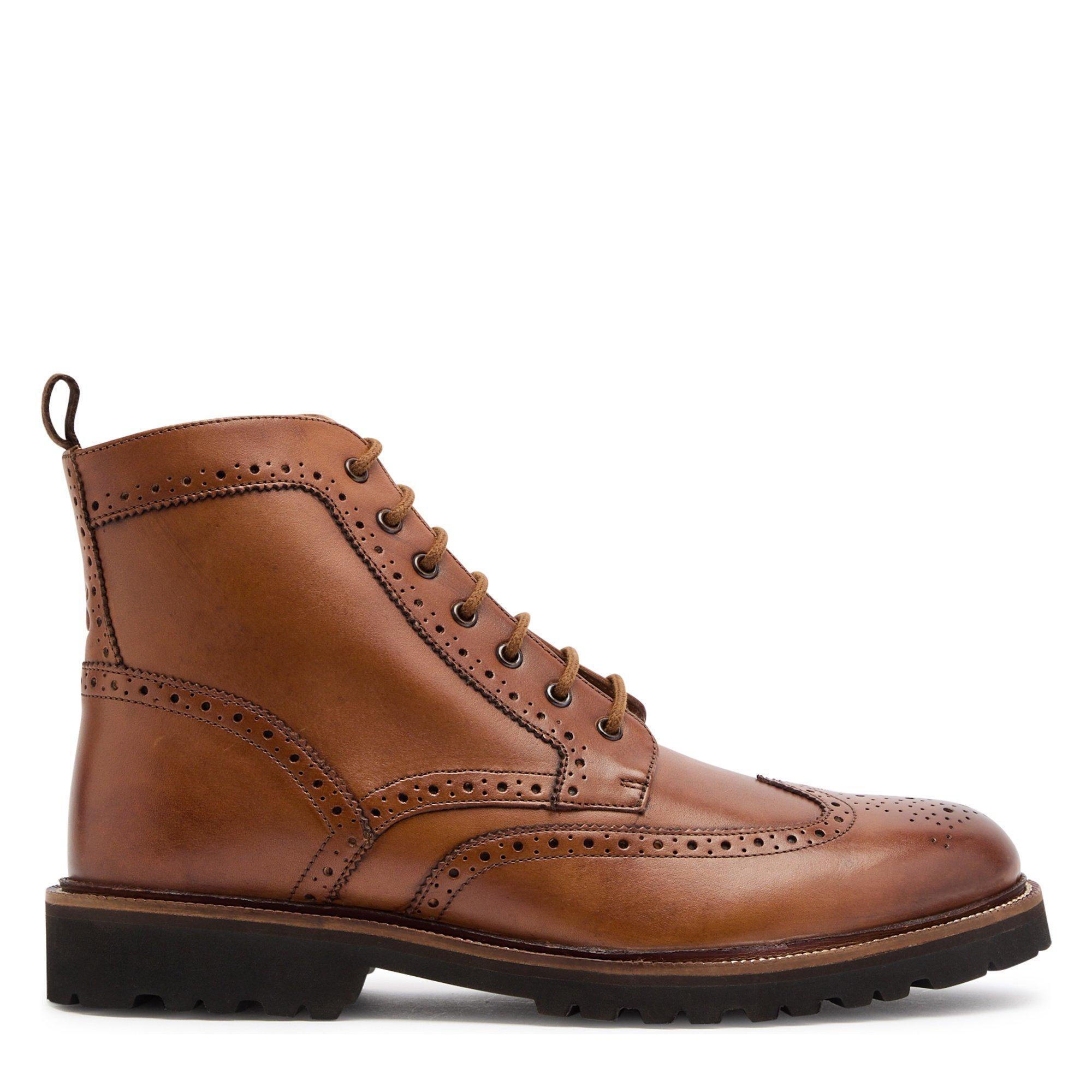 BROWN - Oliver Sweeney - OS MILLBROOK LTHER BROGUE BOOT
