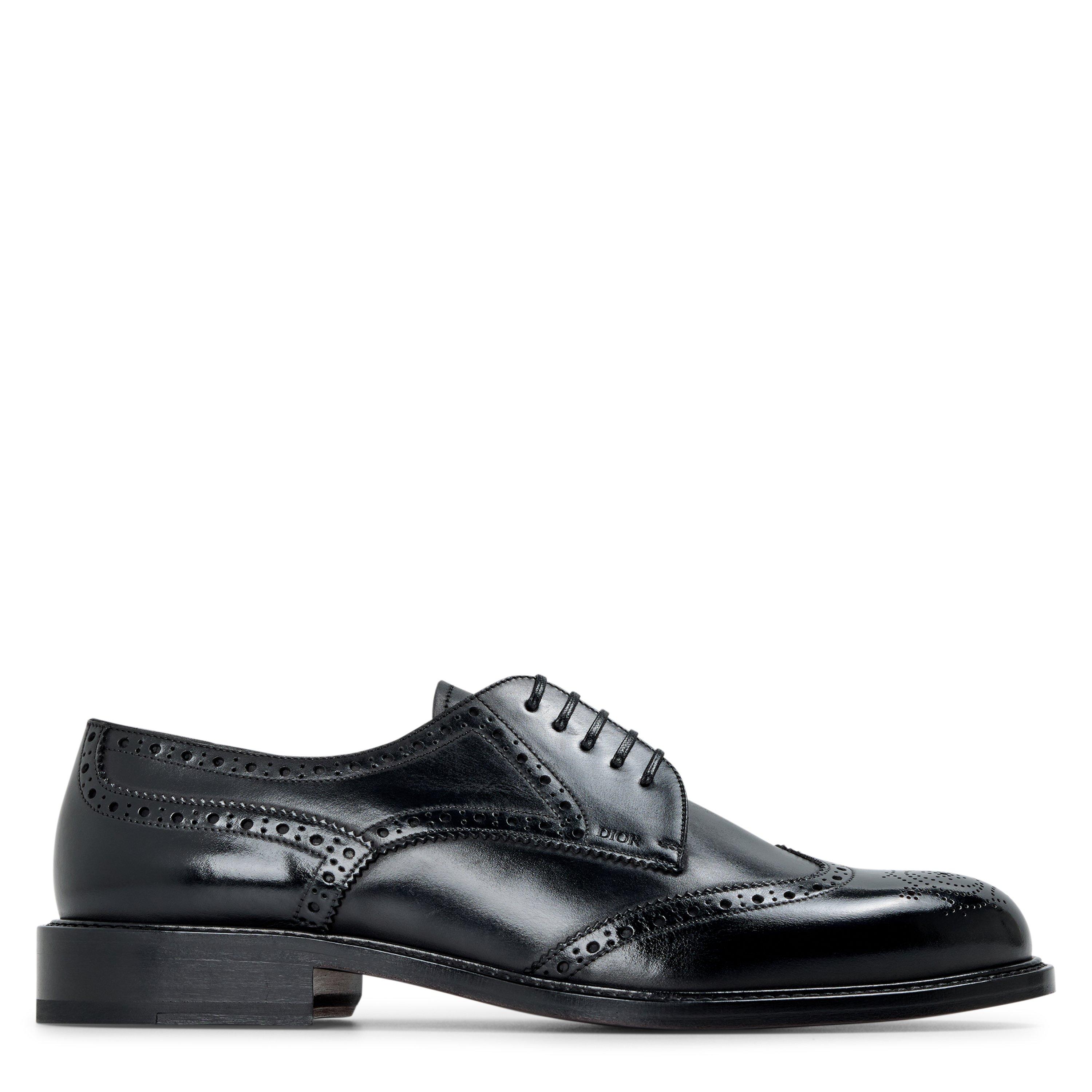 BLACK - DIOR - Men's CD Leather Brogues - 1