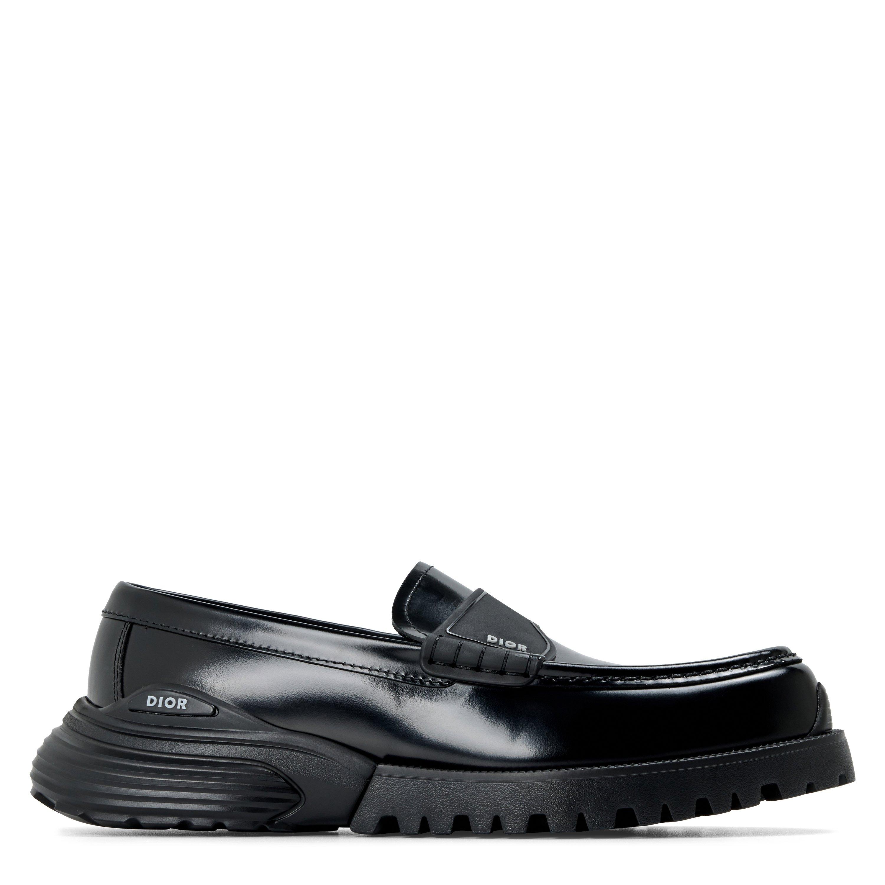 BLACK - DIOR - Men's CD Combat Leather Loafers - 1