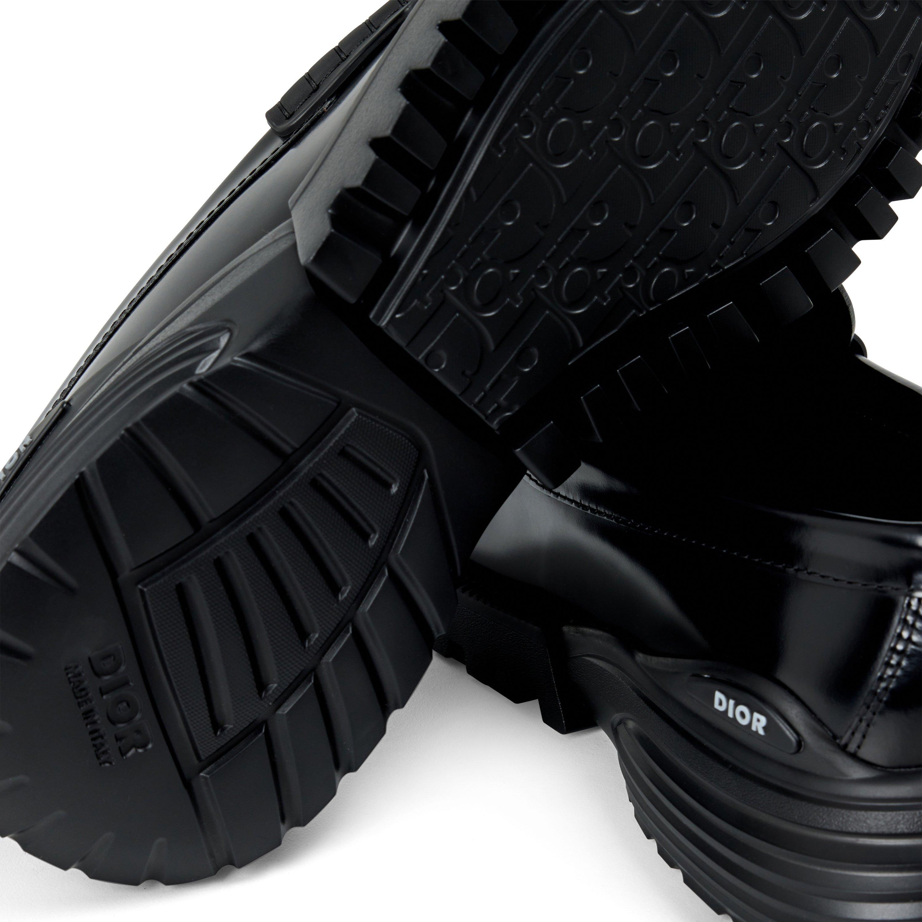 BLACK - DIOR - Men's CD Combat Leather Loafers - 3