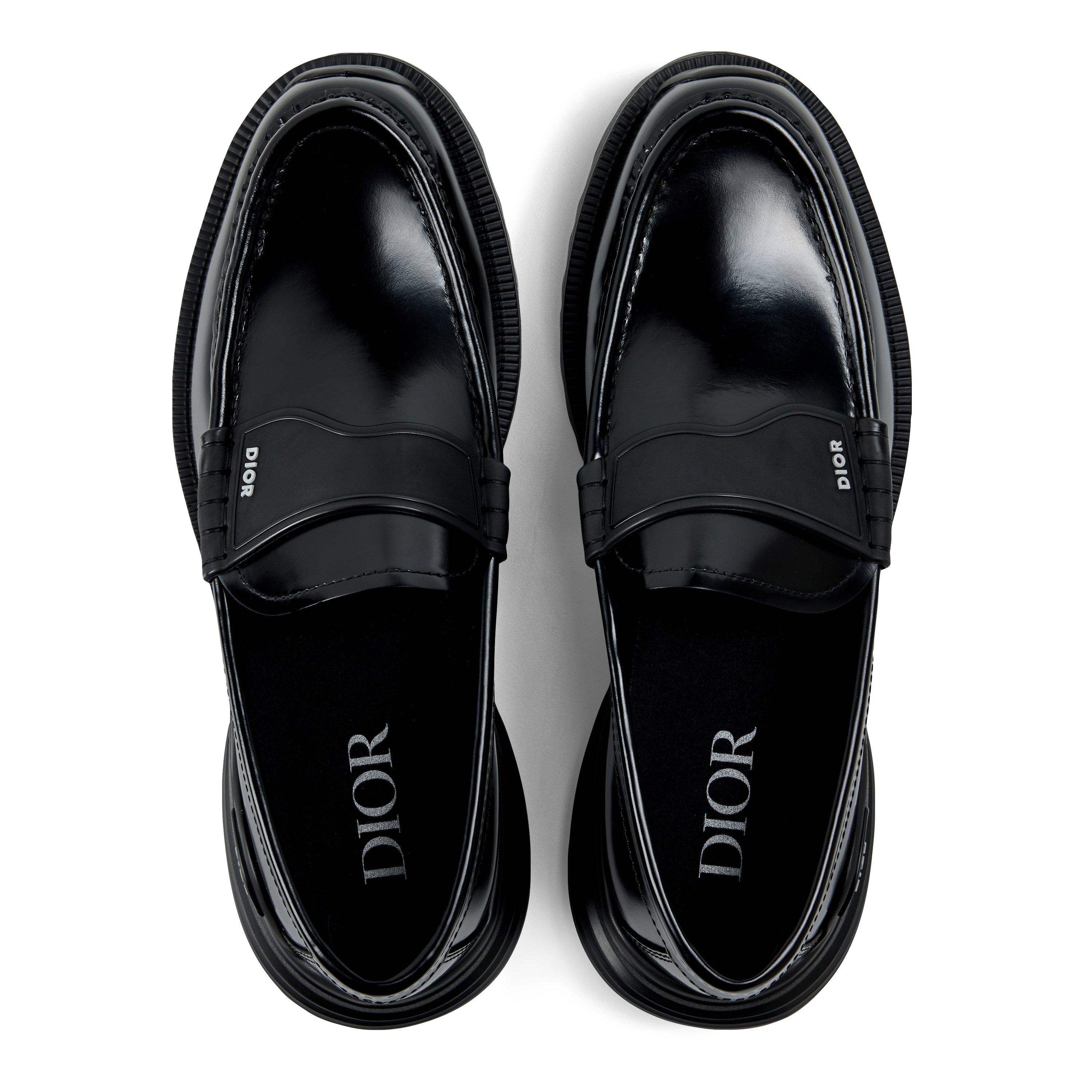 BLACK - DIOR - Men's CD Combat Leather Loafers - 4