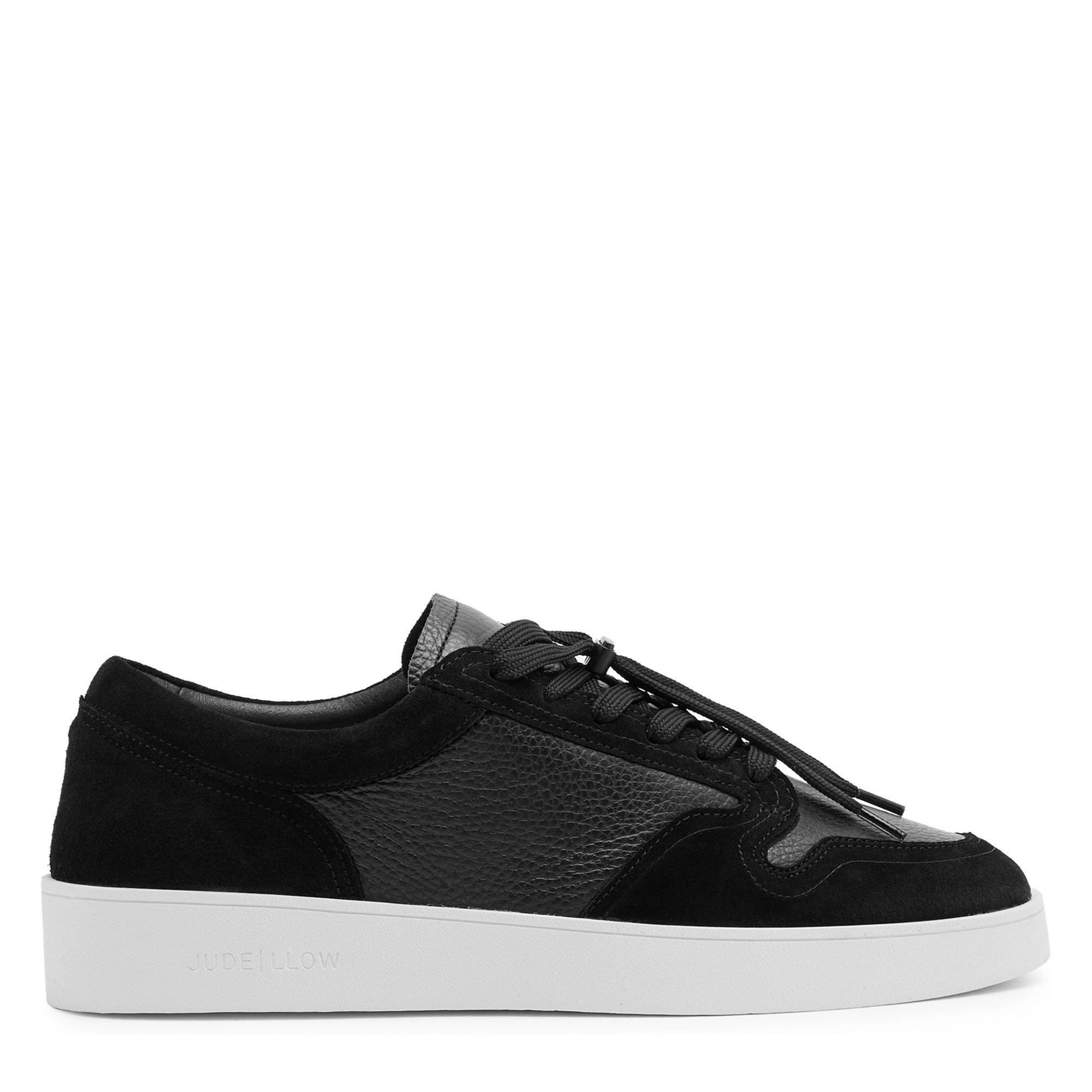 BLACK - Jude Llow - JL TELIER LEATHER SNEAKER