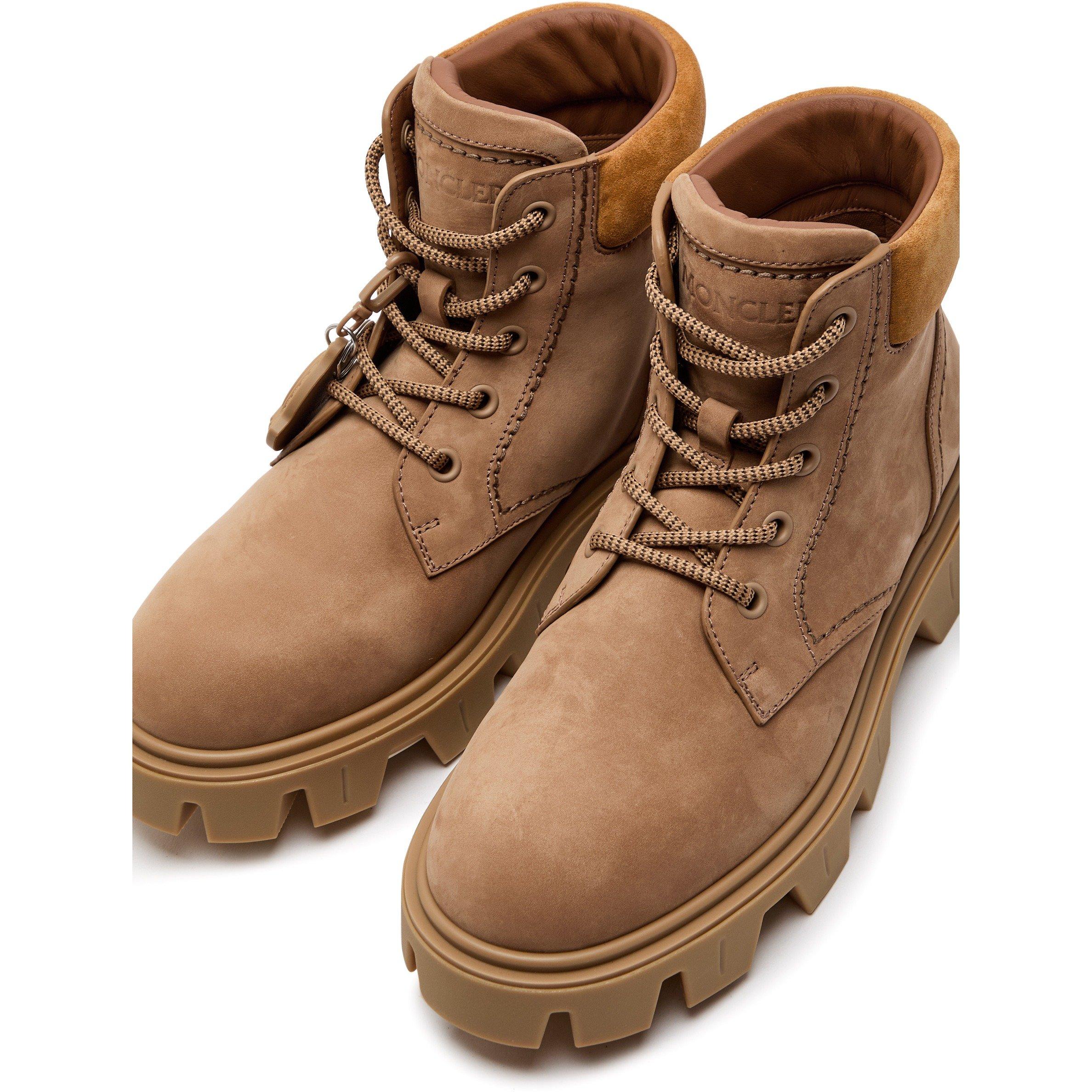 BEIGE - Moncler - Men's Peak City Suede Hiker Boots - 3