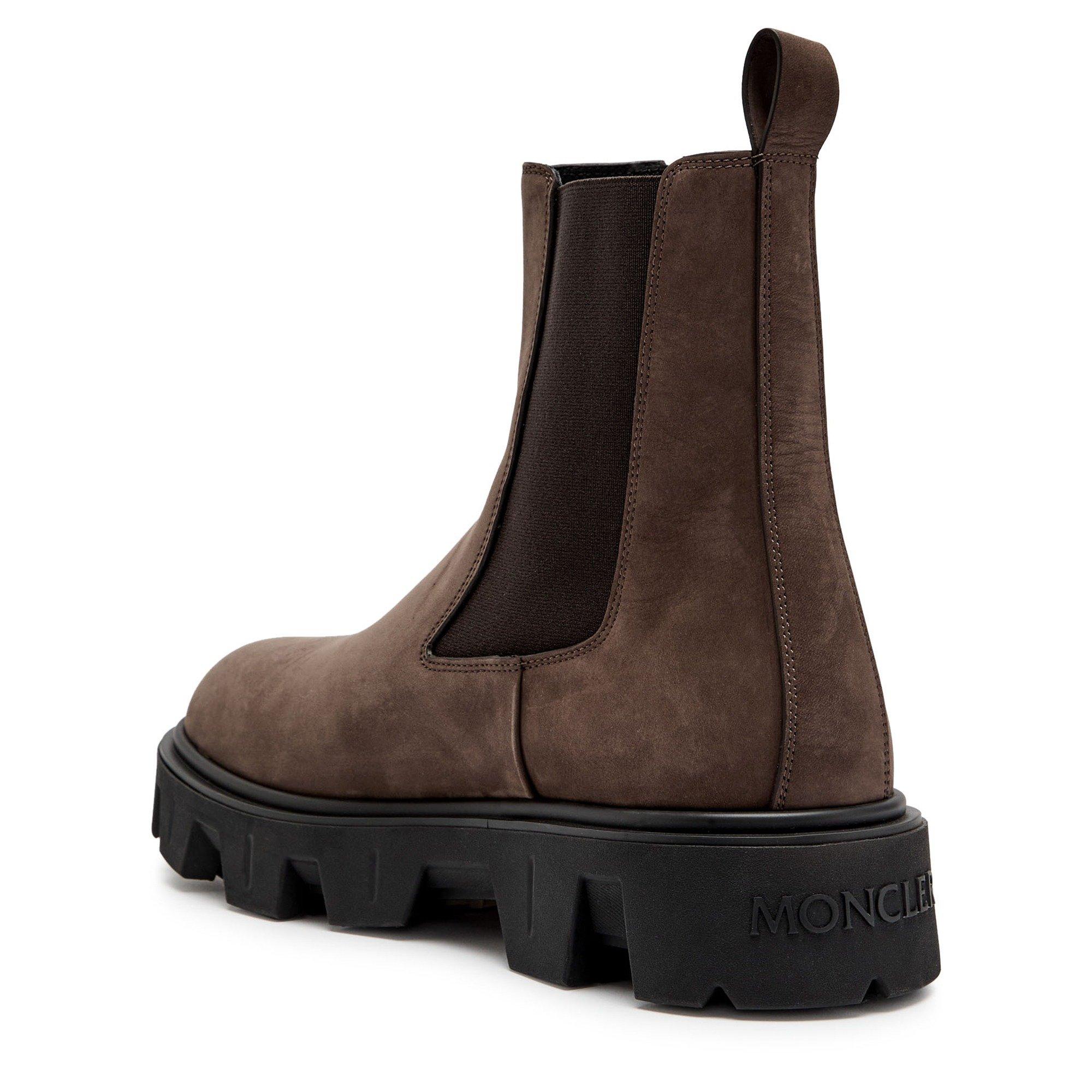 BROWN - Moncler - Men's CP Suede Chelsea Boots - 2