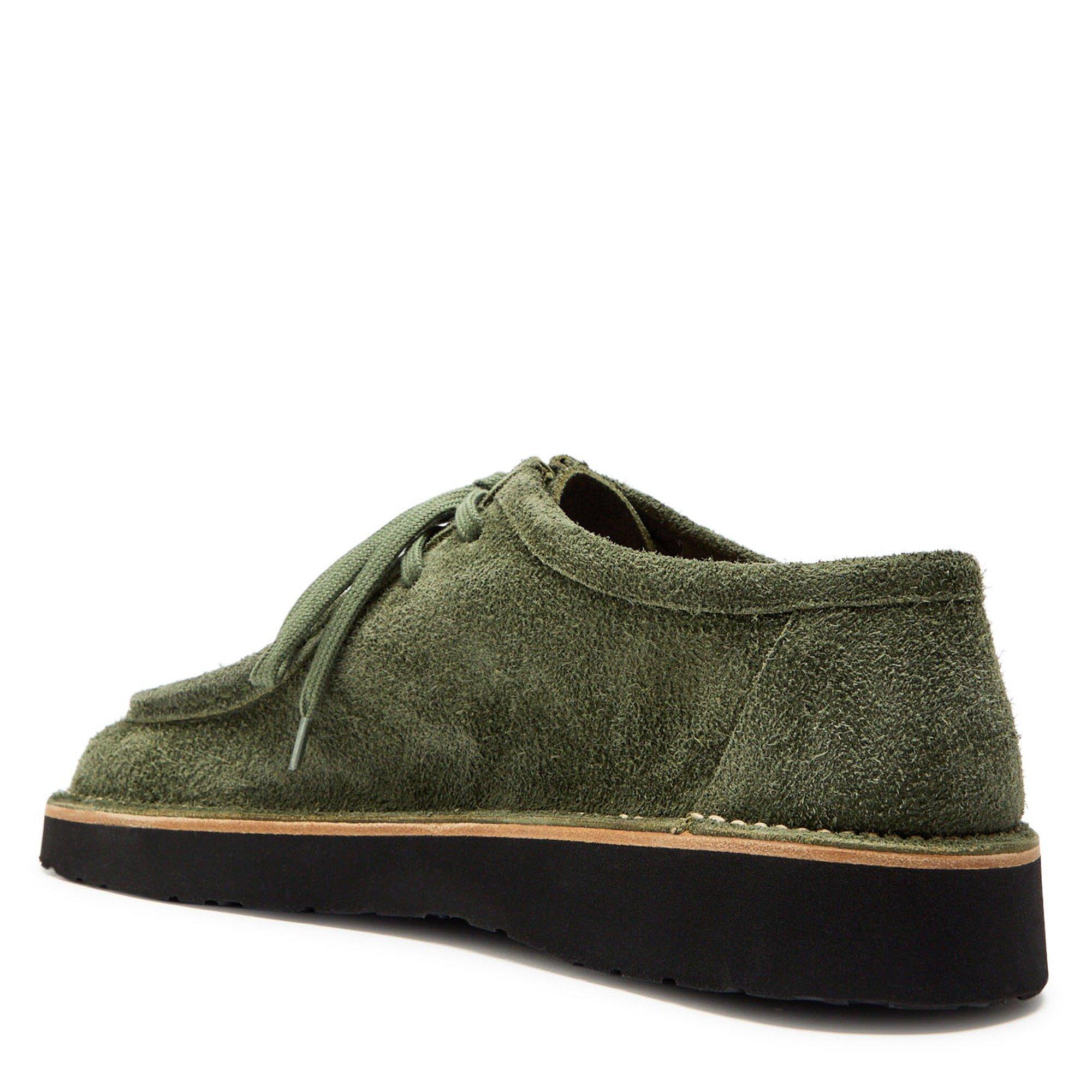 GREEN - LOEWE - Men's Faro Lace Up Suede Boat Shoes - 2