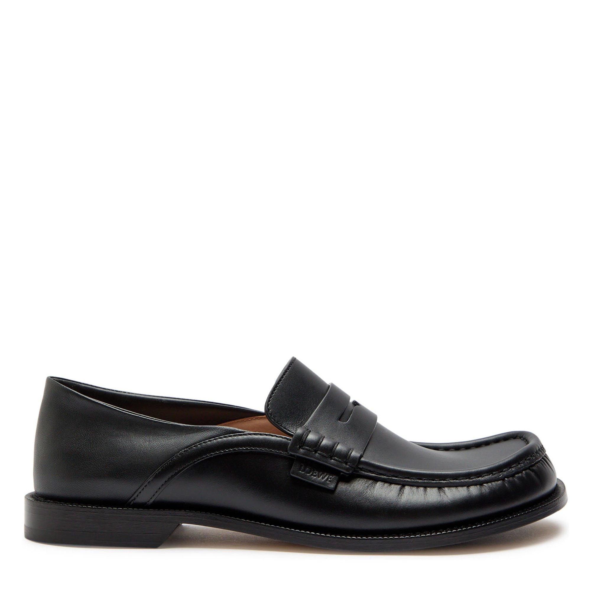 BLACK - LOEWE - LOEWE CAMPO LOAFER FLAP BACK B - 1