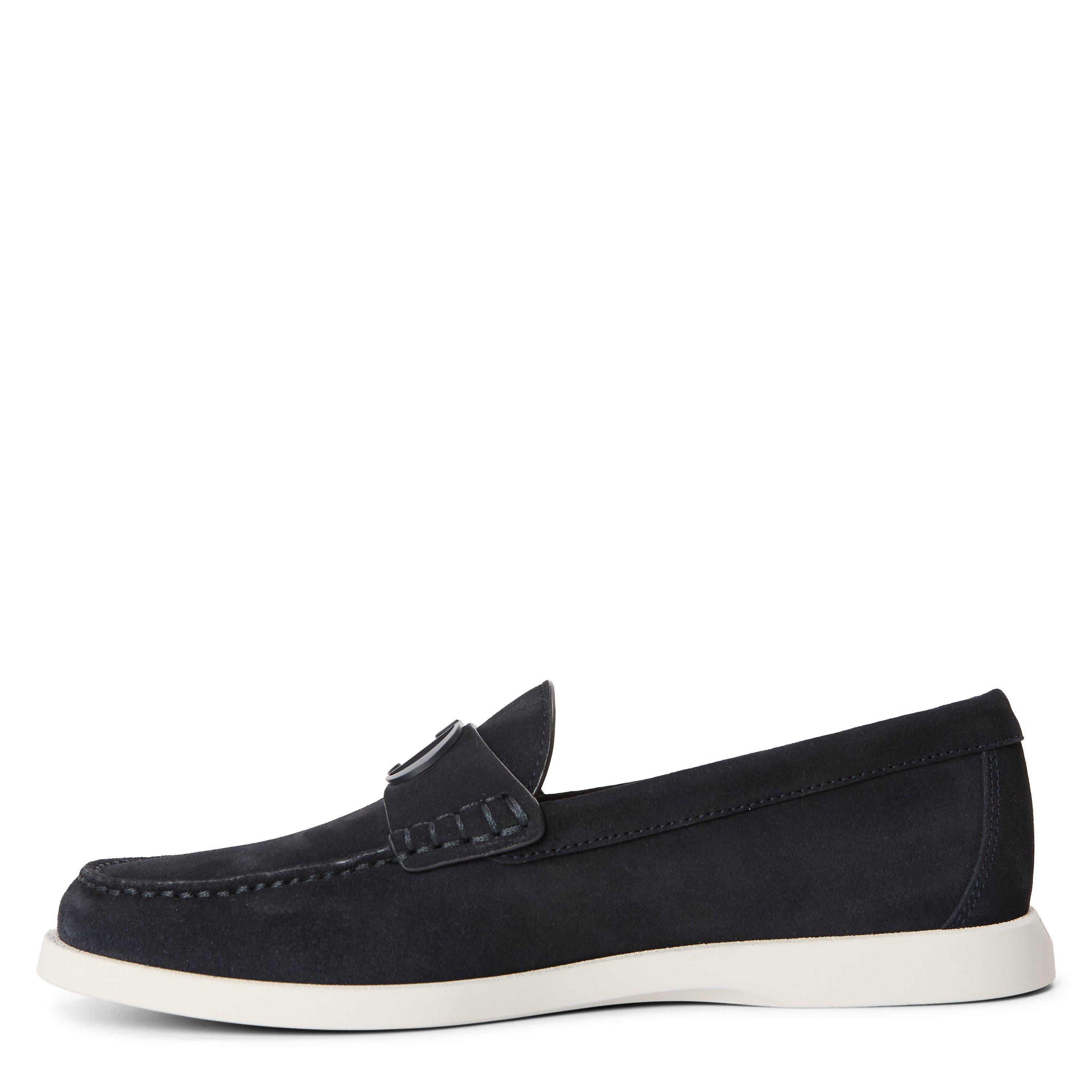 NAVY - DIOR - Men's Suede Boat Shoes - 2