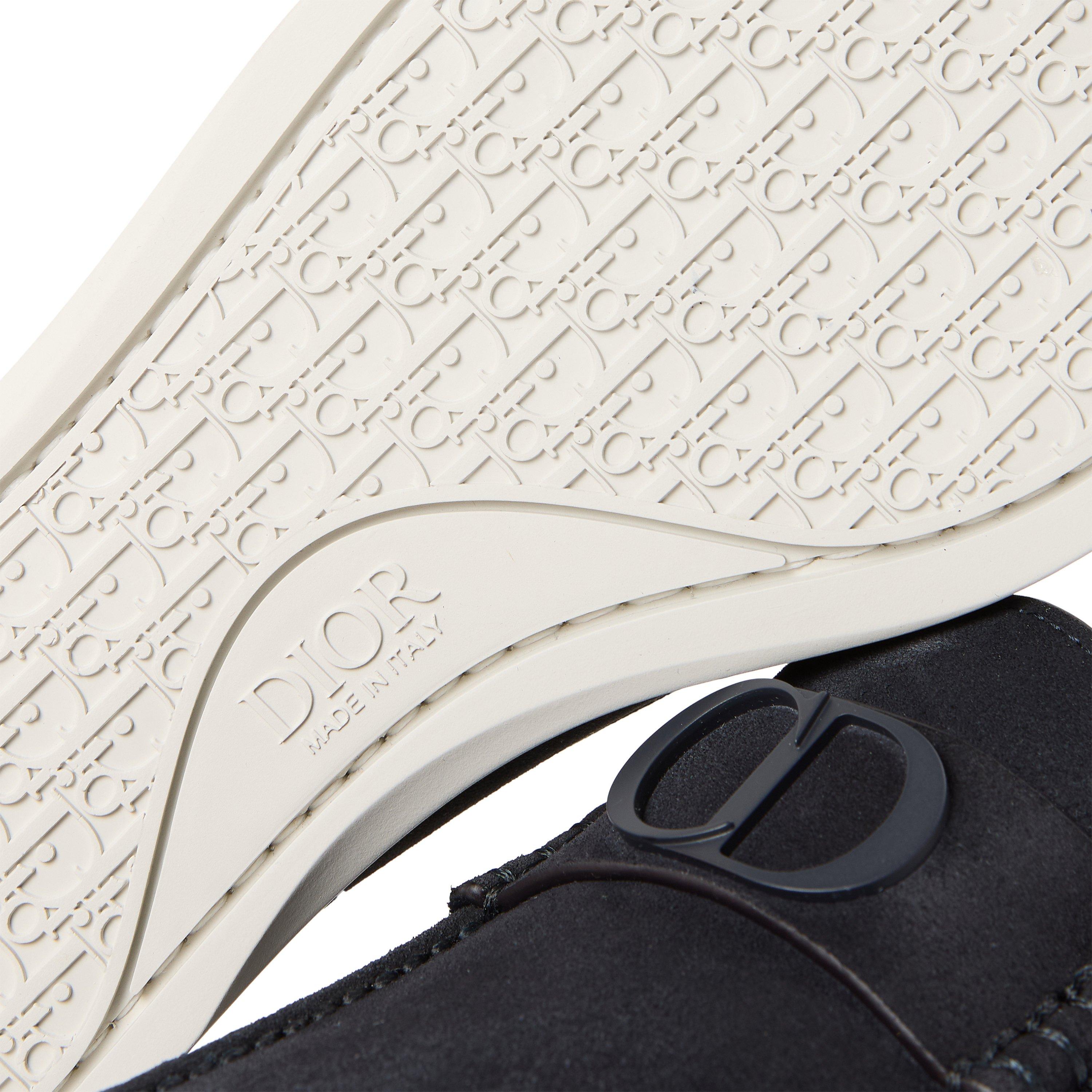 NAVY - DIOR - Men's Suede Boat Shoes - 3