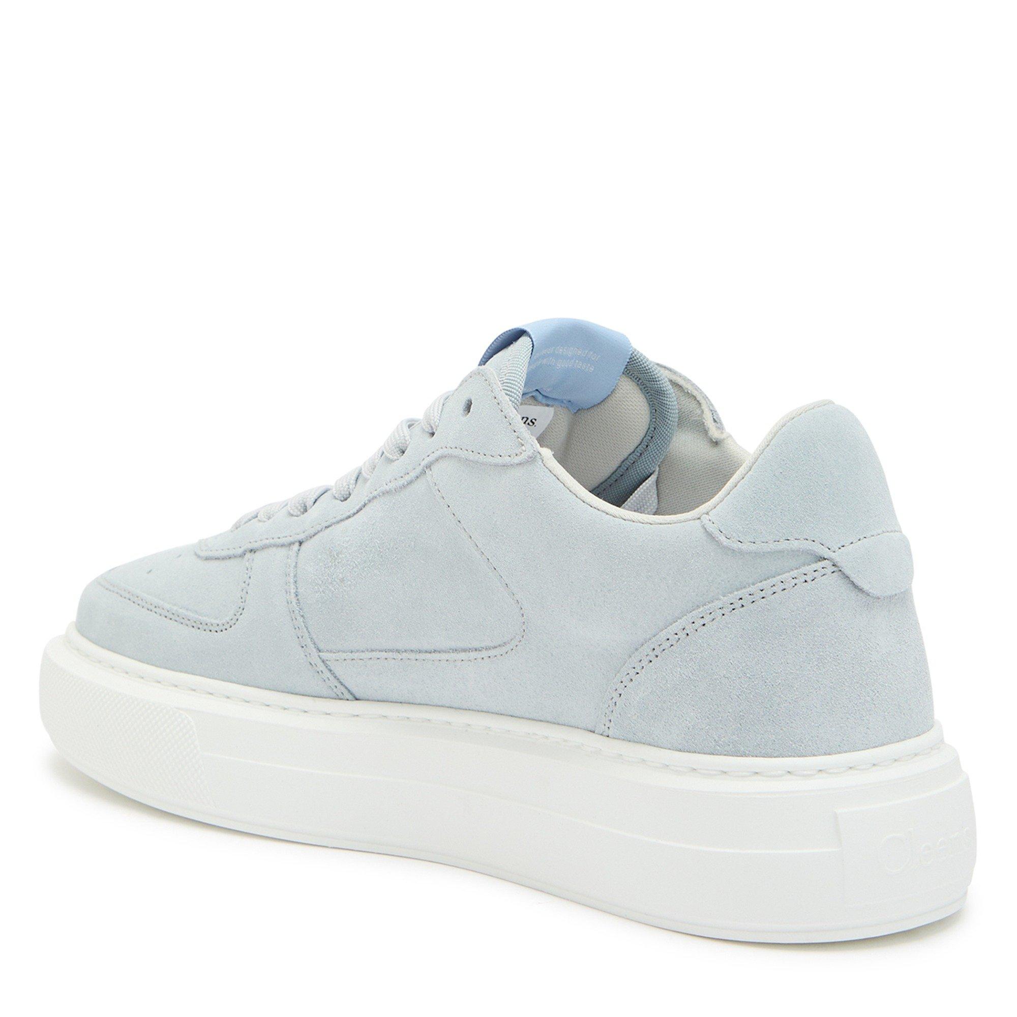 BLUE - Cleens - Men's Suede Court Trainers - 2