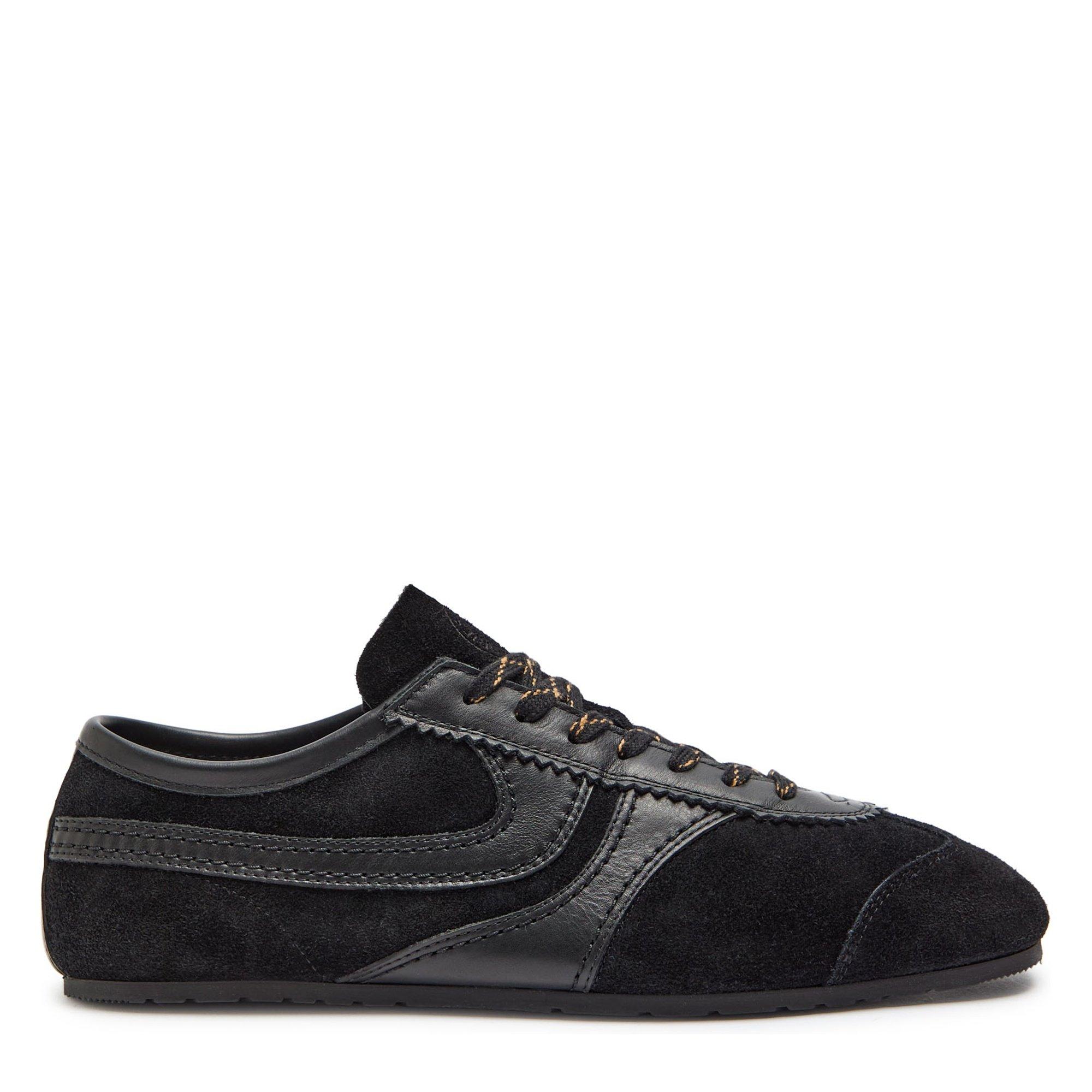 DVN SUEDE AND LEATHER SNEAKER
