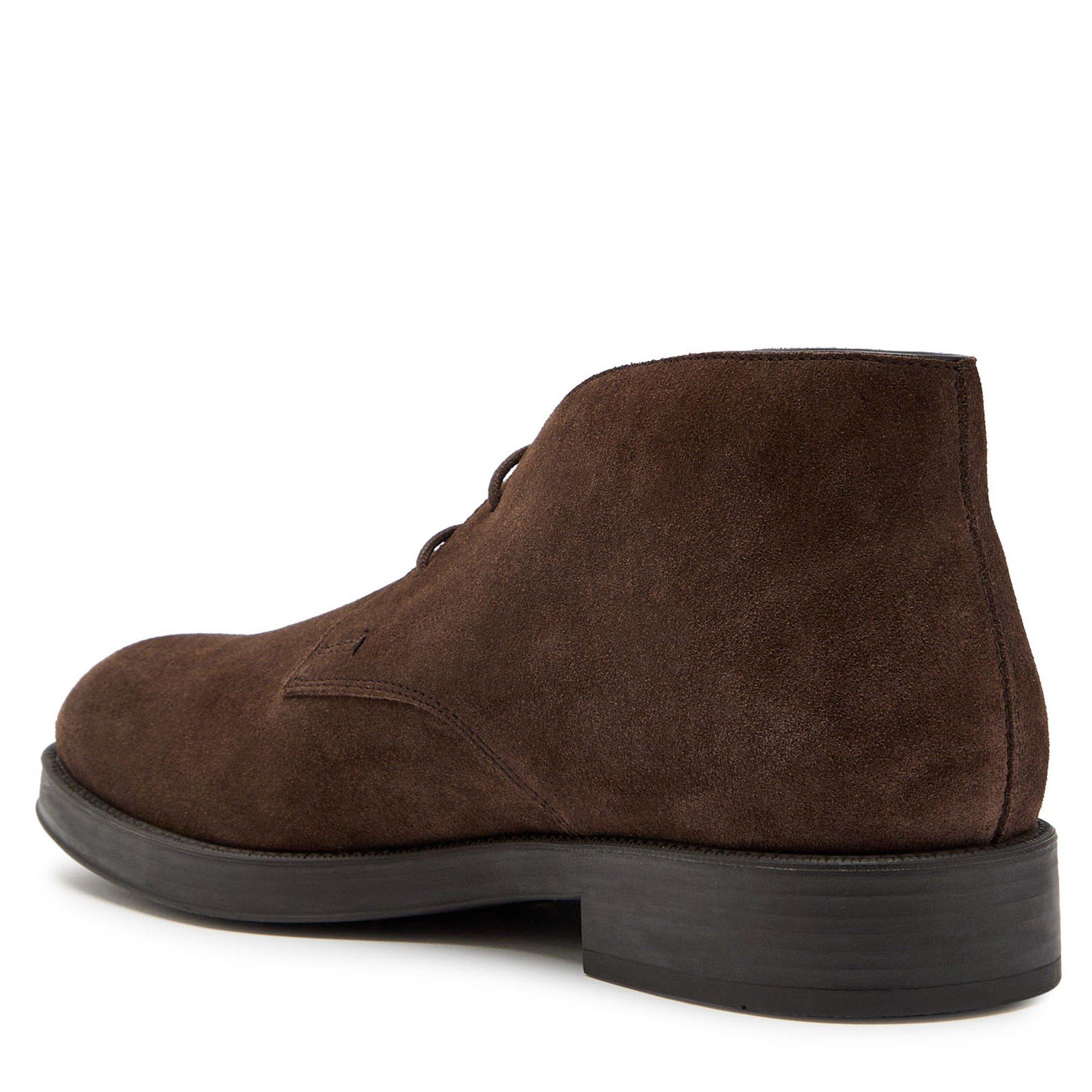 BROWN - Tods - Men's Polacco Formale Gomma Suede Desert Boots - 2