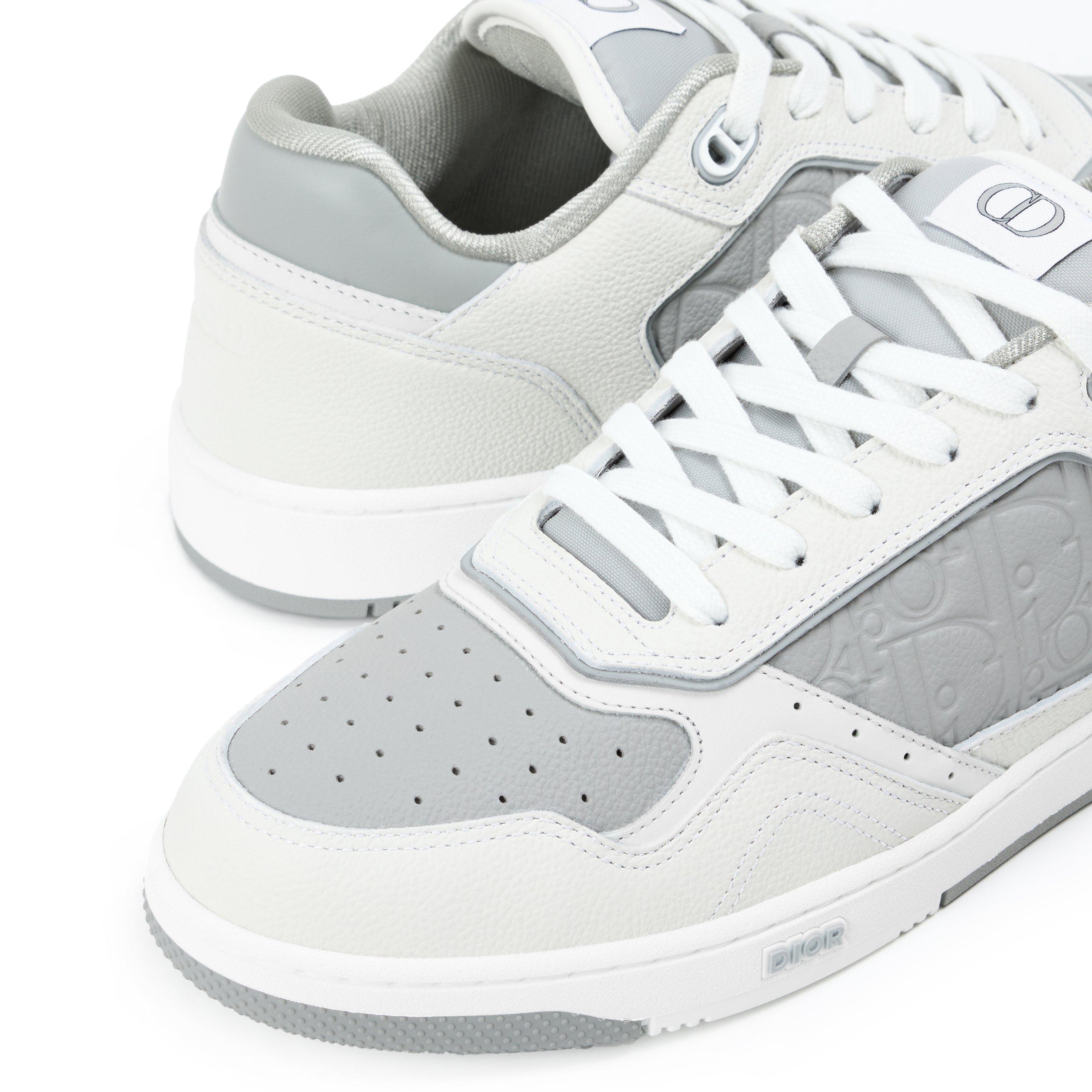 WHITE AND OTHER - DIOR - Men's B27 Do Gravity Leather Low-Top Trainers - 3