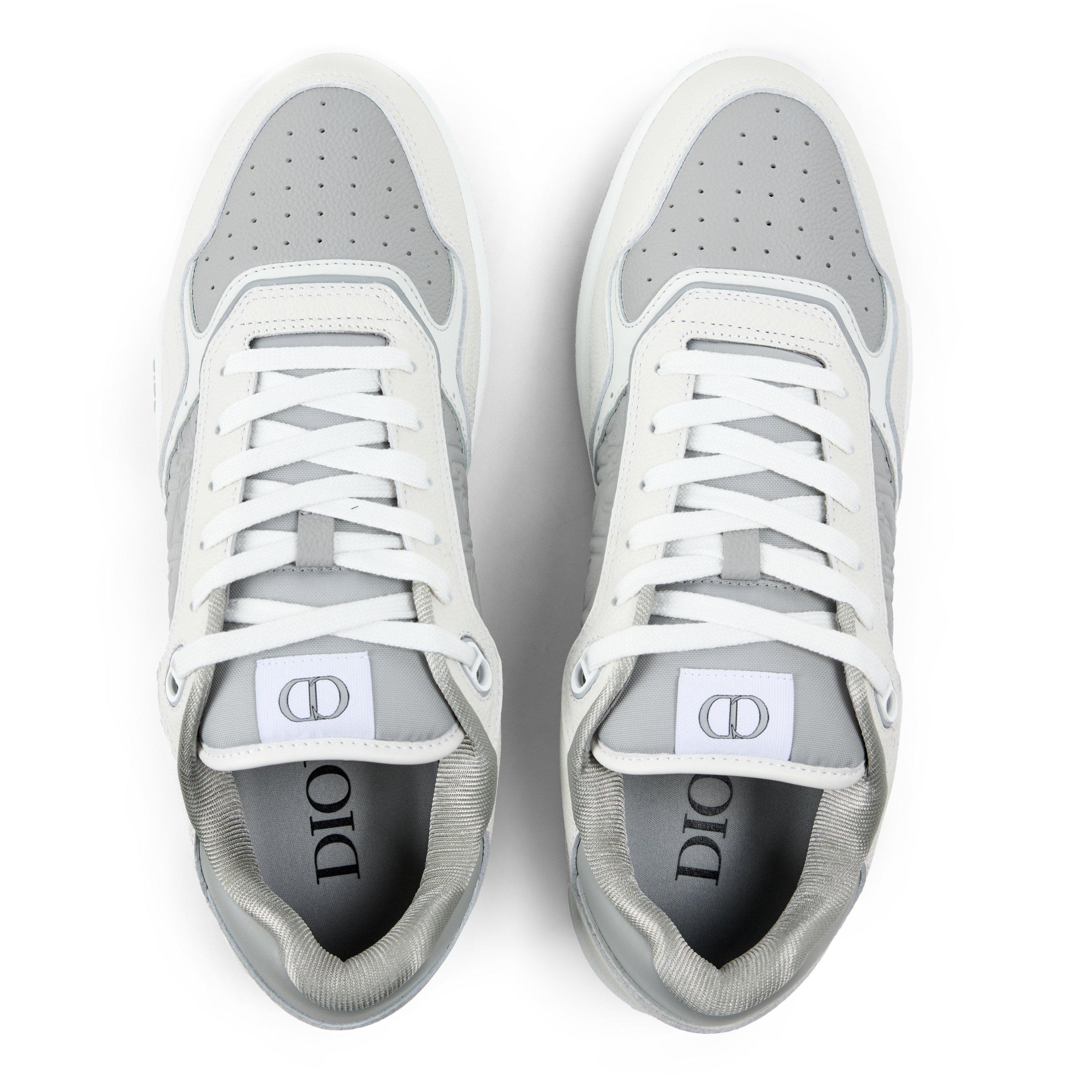 WHITE AND OTHER - DIOR - Men's B27 Do Gravity Leather Low-Top Trainers - 4