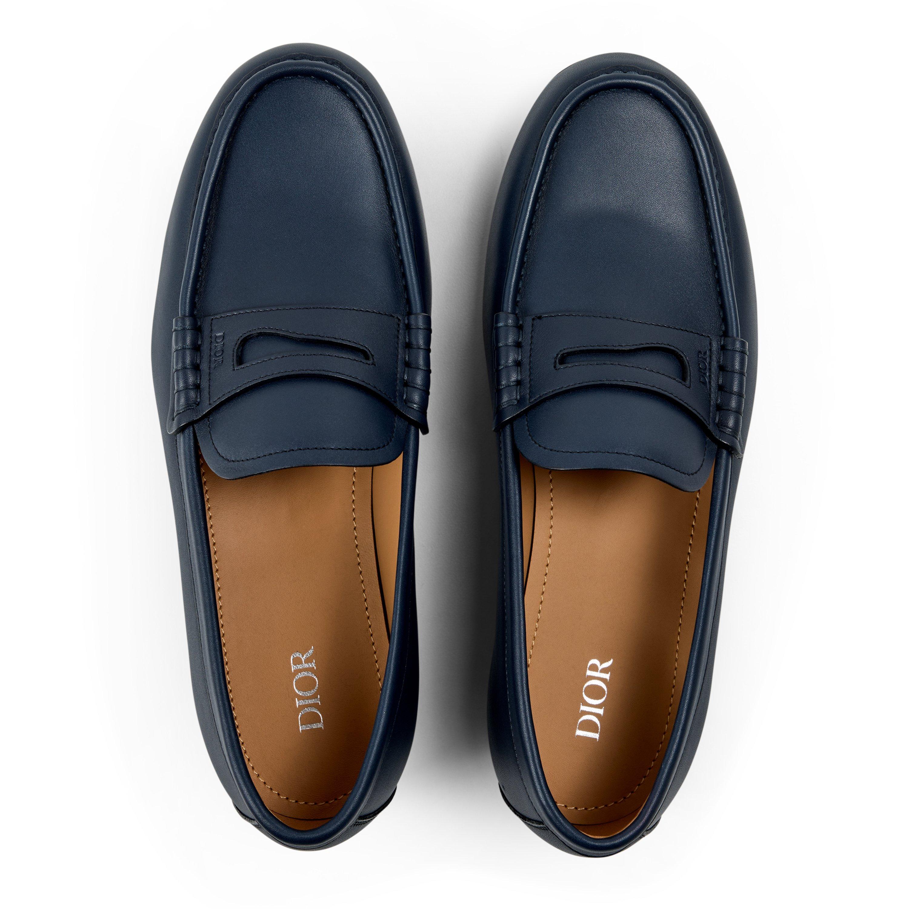 NAVY - DIOR - Men's Granville Flex Loafers - 4