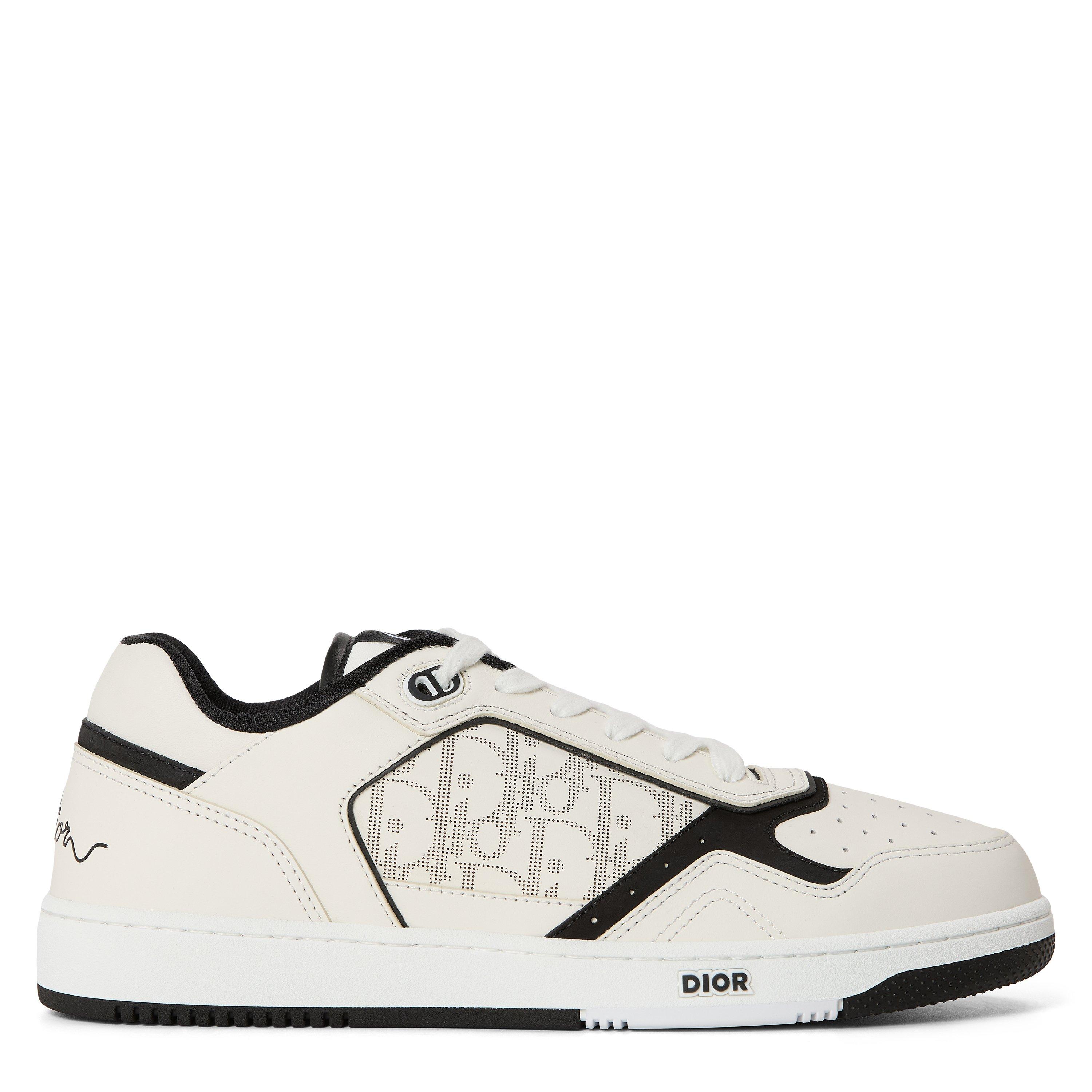WHITE - DIOR - Men's B27 Leather Low-Top Trainers - 1