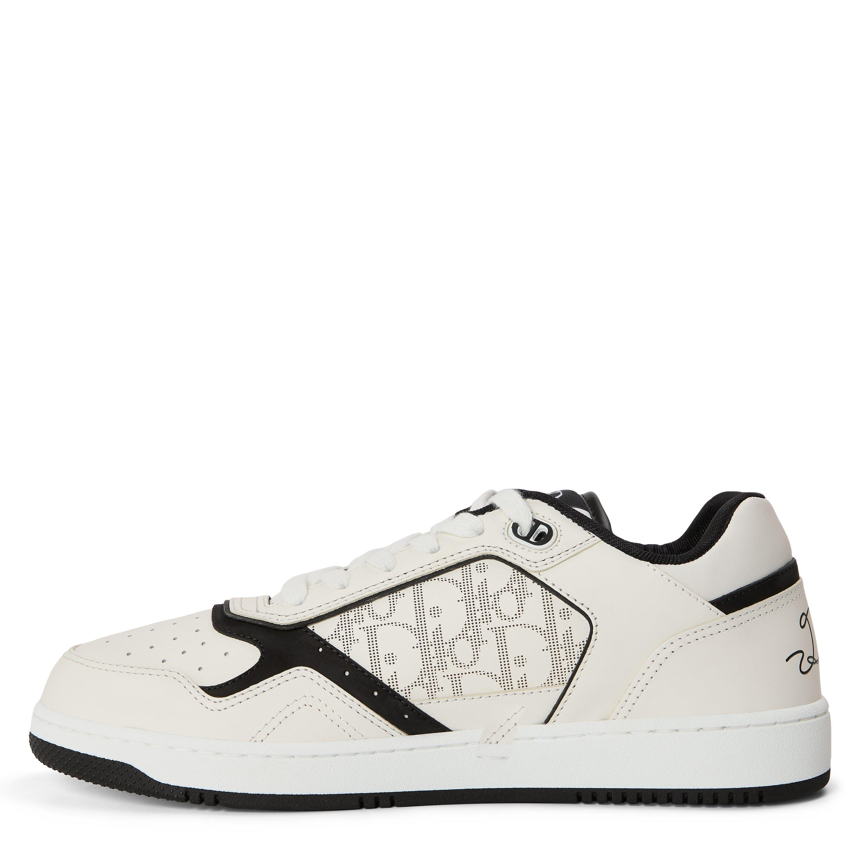 WHITE - DIOR - Men's B27 Leather Low-Top Trainers - 2