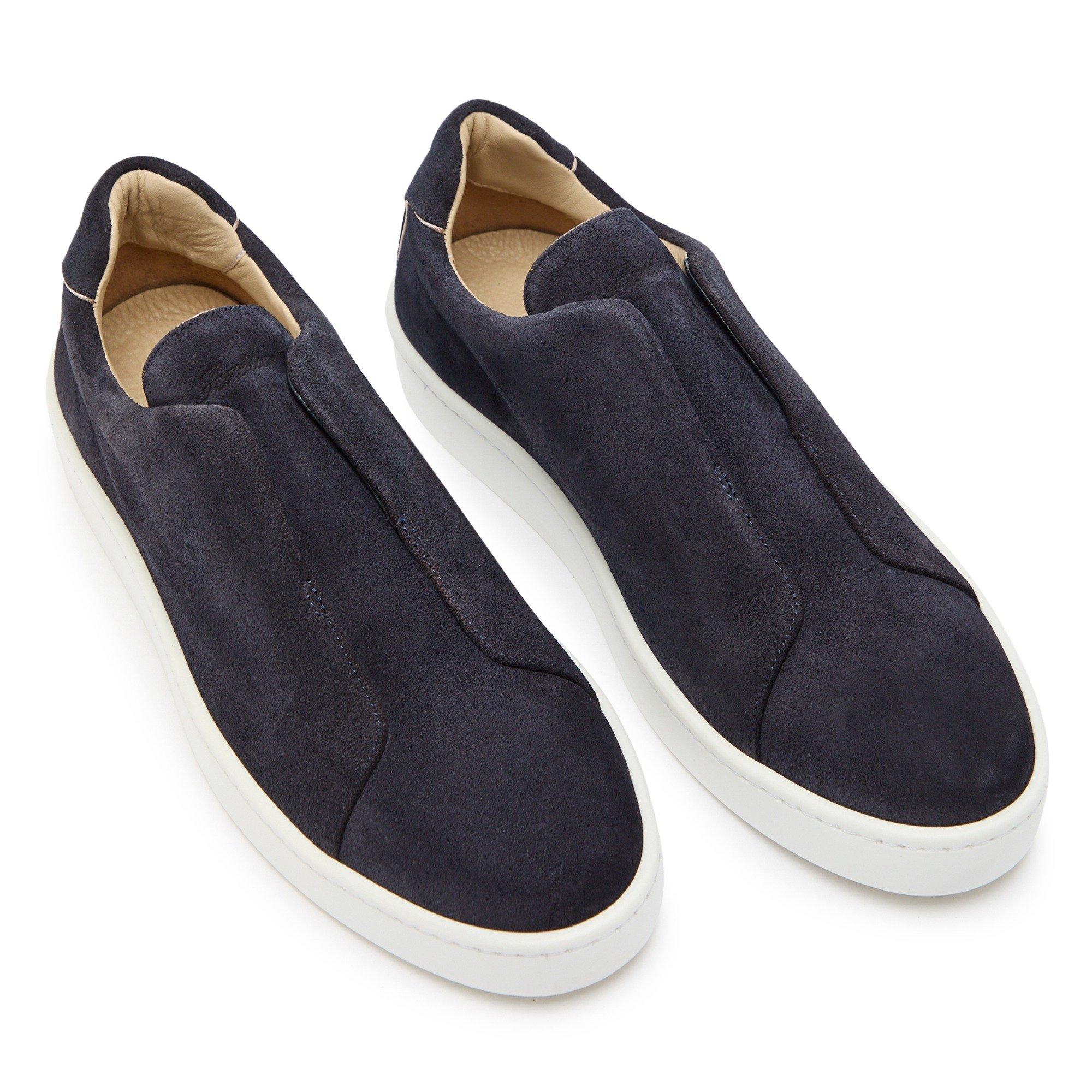 NAVY - Aurelien - AUR3 SNEAKER SOFTEY SUEDE - 3