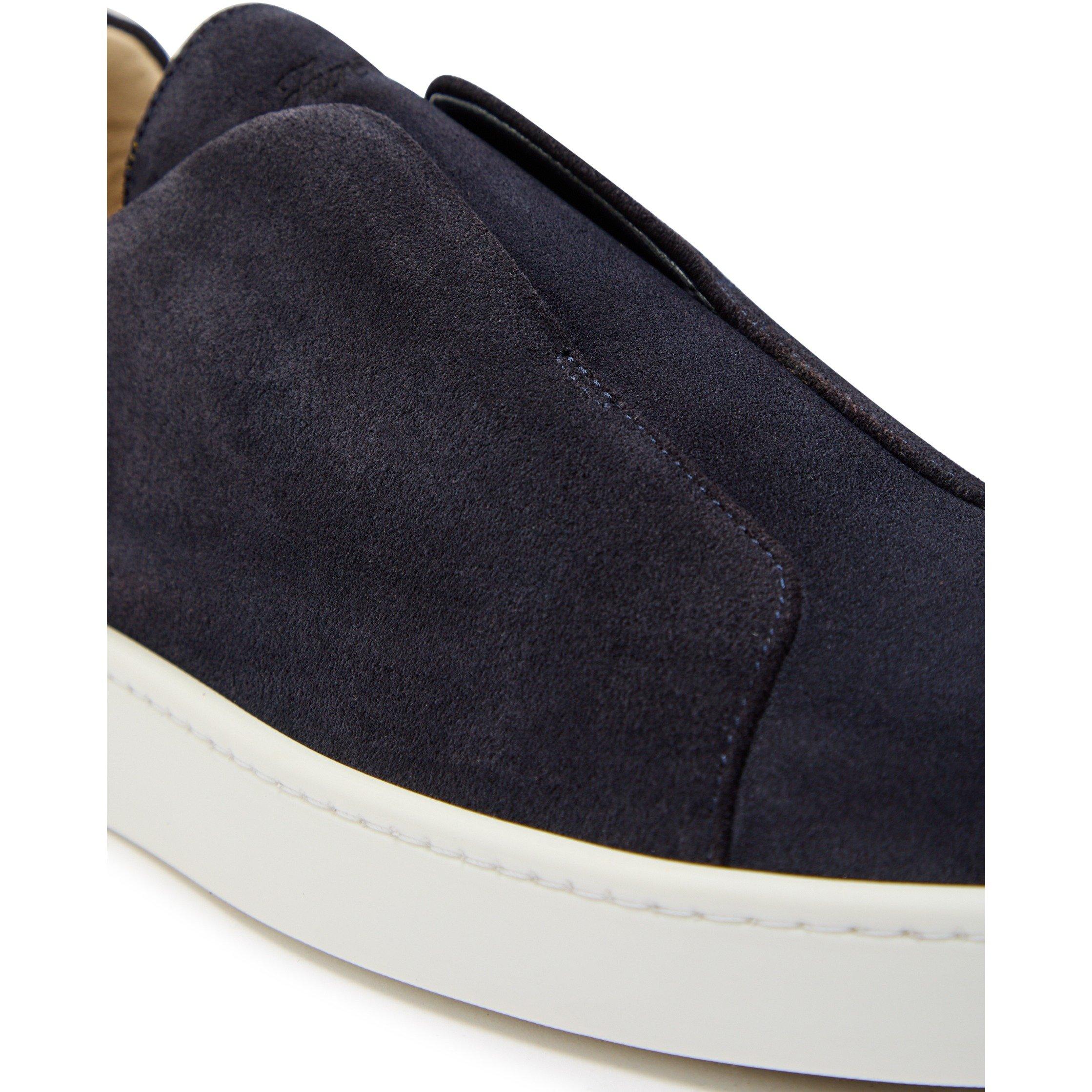 NAVY - Aurelien - AUR3 SNEAKER SOFTEY SUEDE - 4