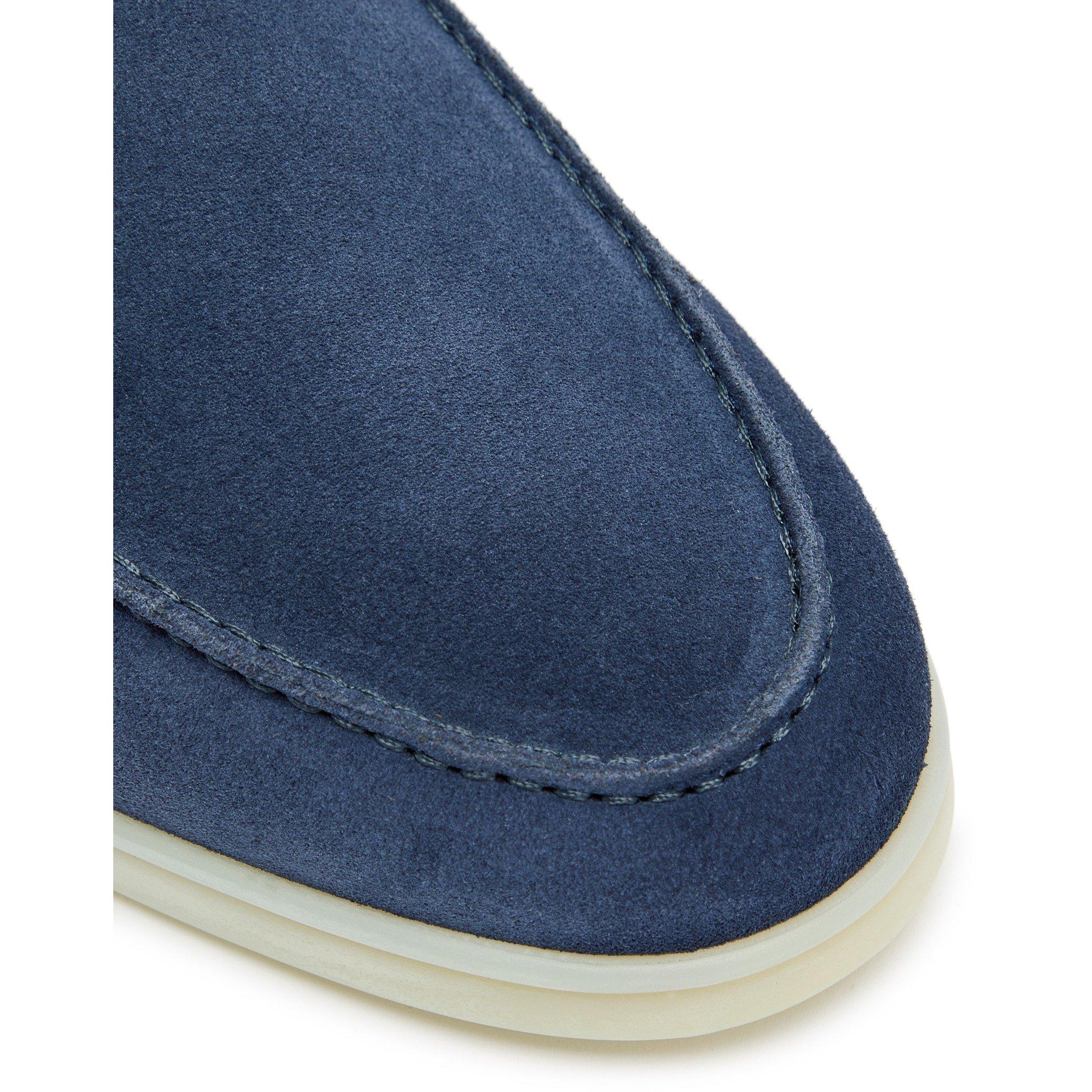 NAVY - Aurelien - Men's City Suede Loafers - 4