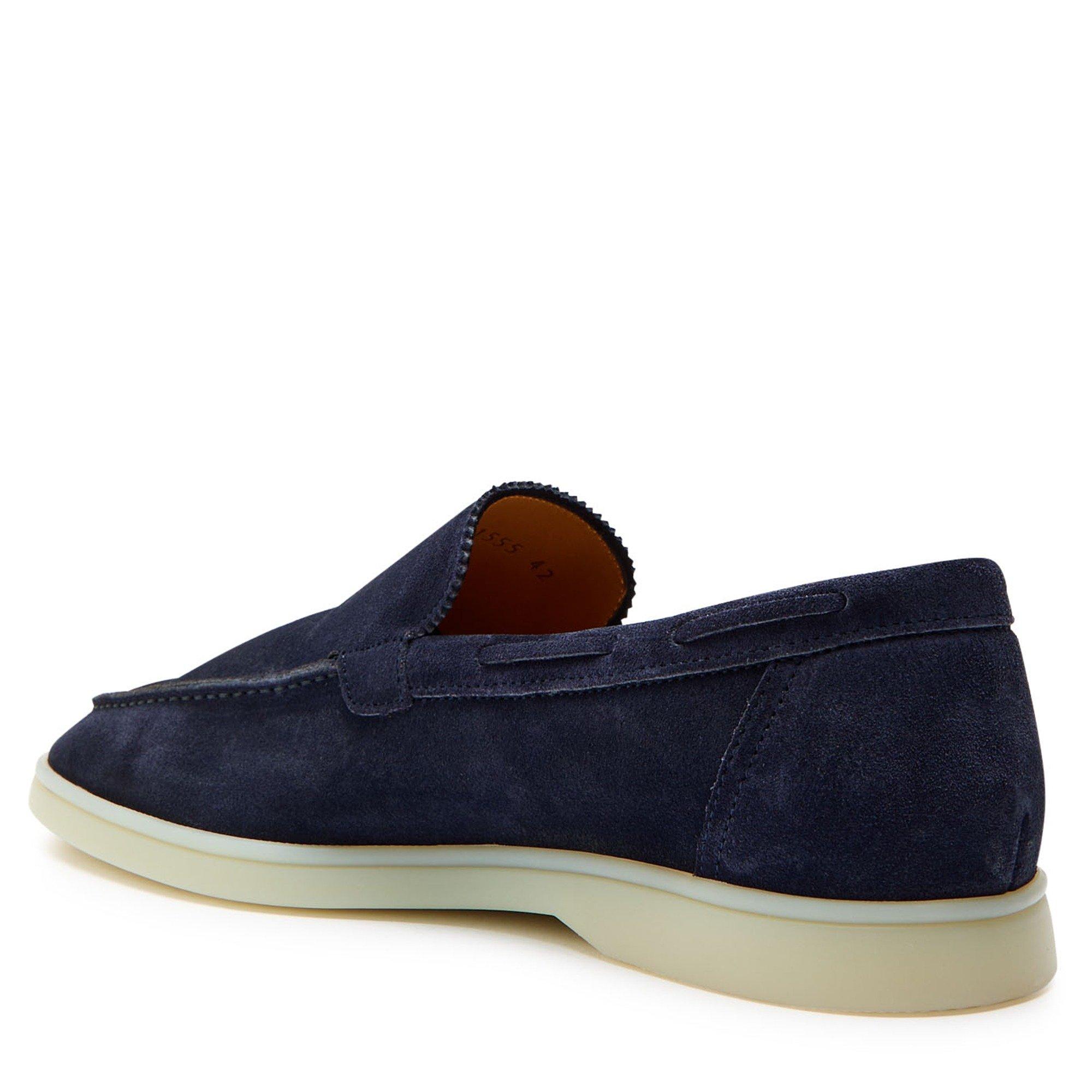 NAVY - Aurelien - Men's Yacht Suede Loafers - 2