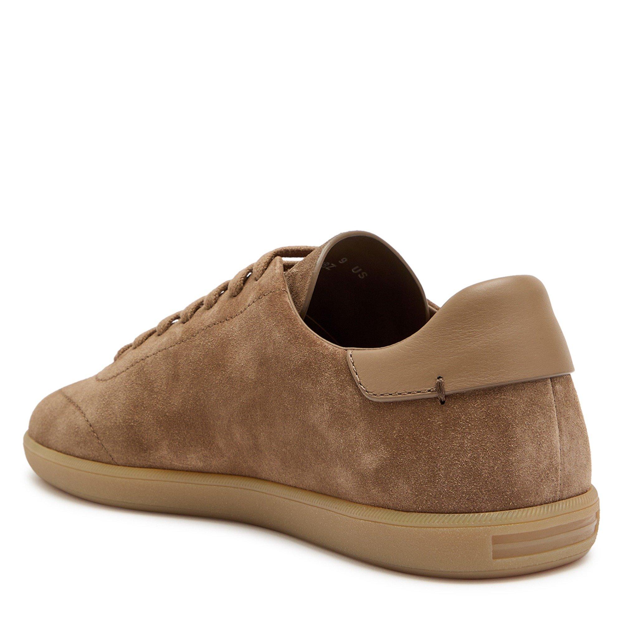 BEIGE - Zegna - Men's 232 Suede Low-Top Trainers - 2