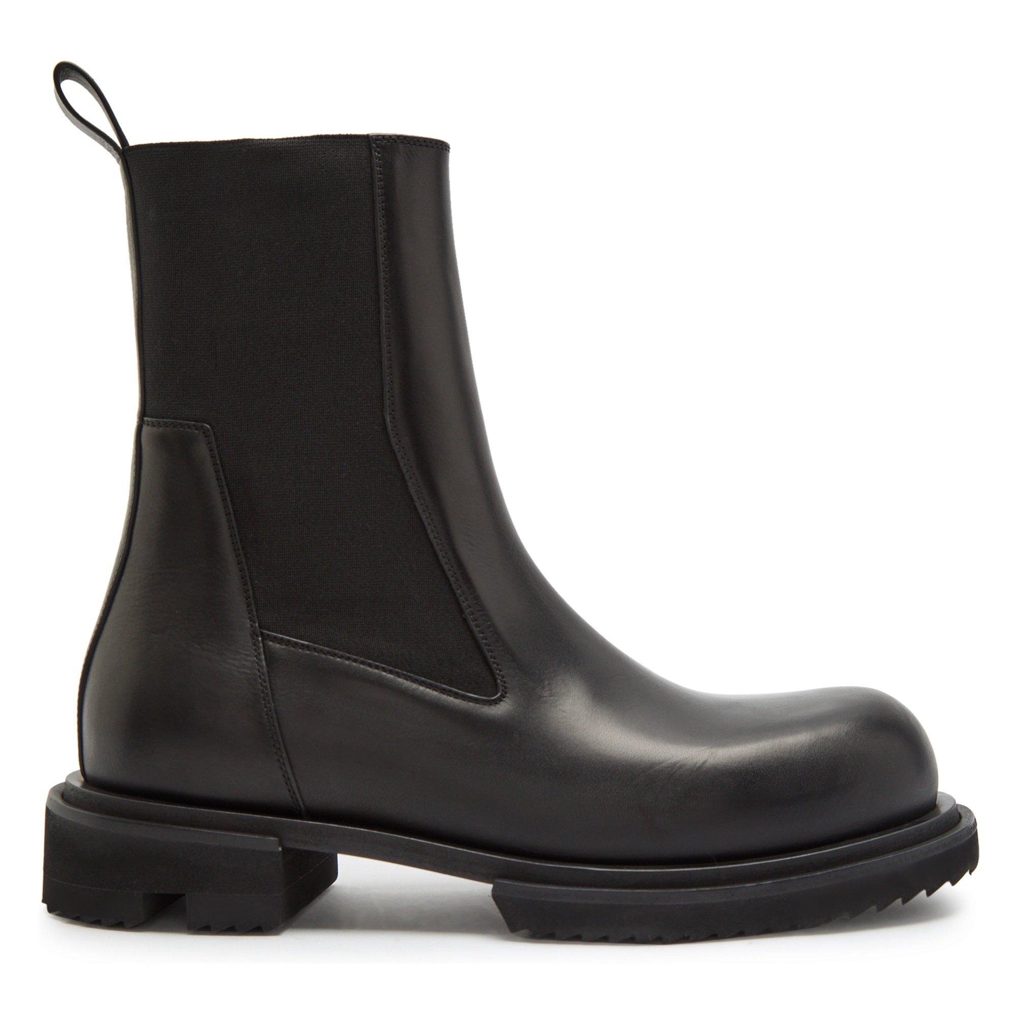 BLACK - Rick Owens - RO GABE BEATLE BLACK BOOT