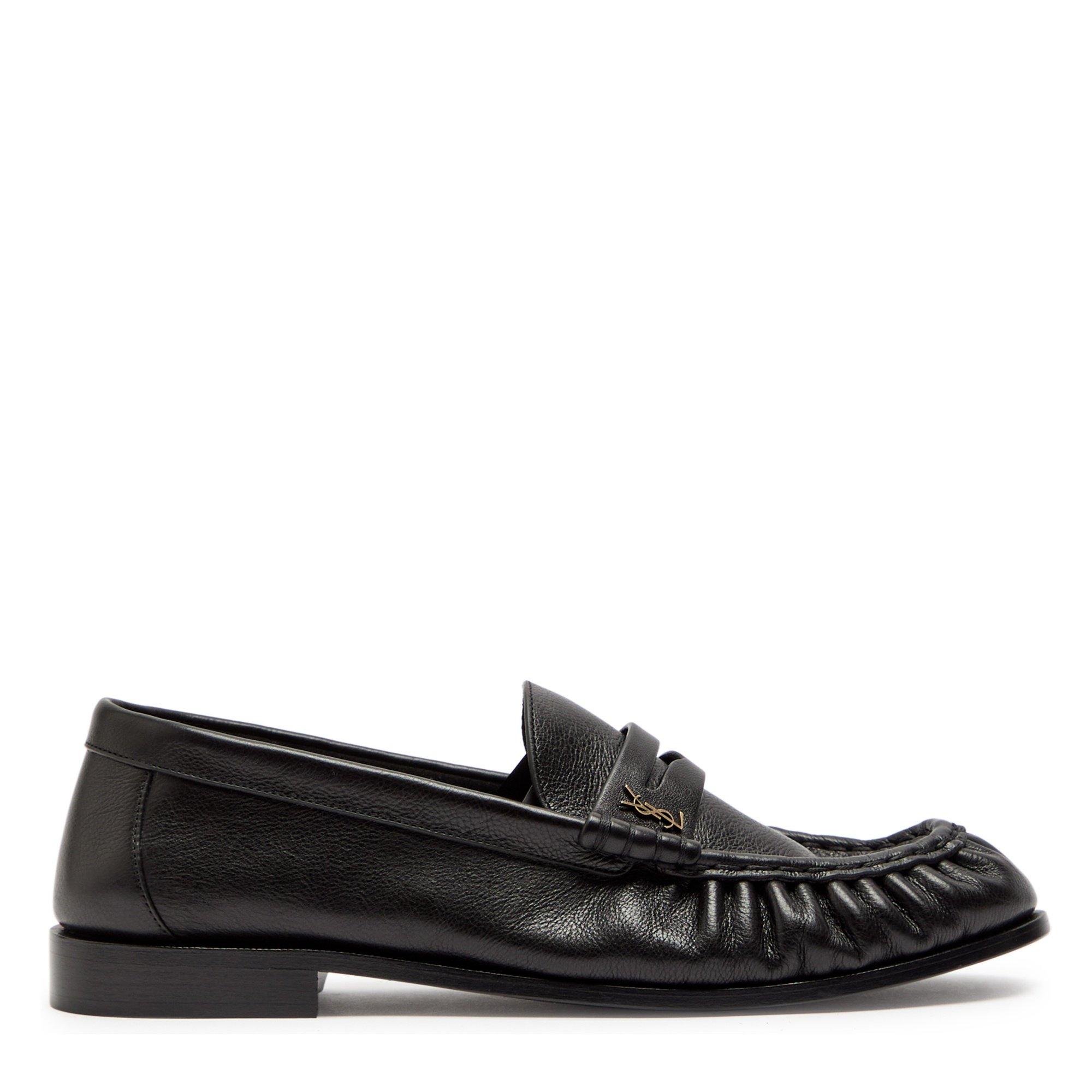 Saint Laurent Men's Le Loafer 15 Moc Suede