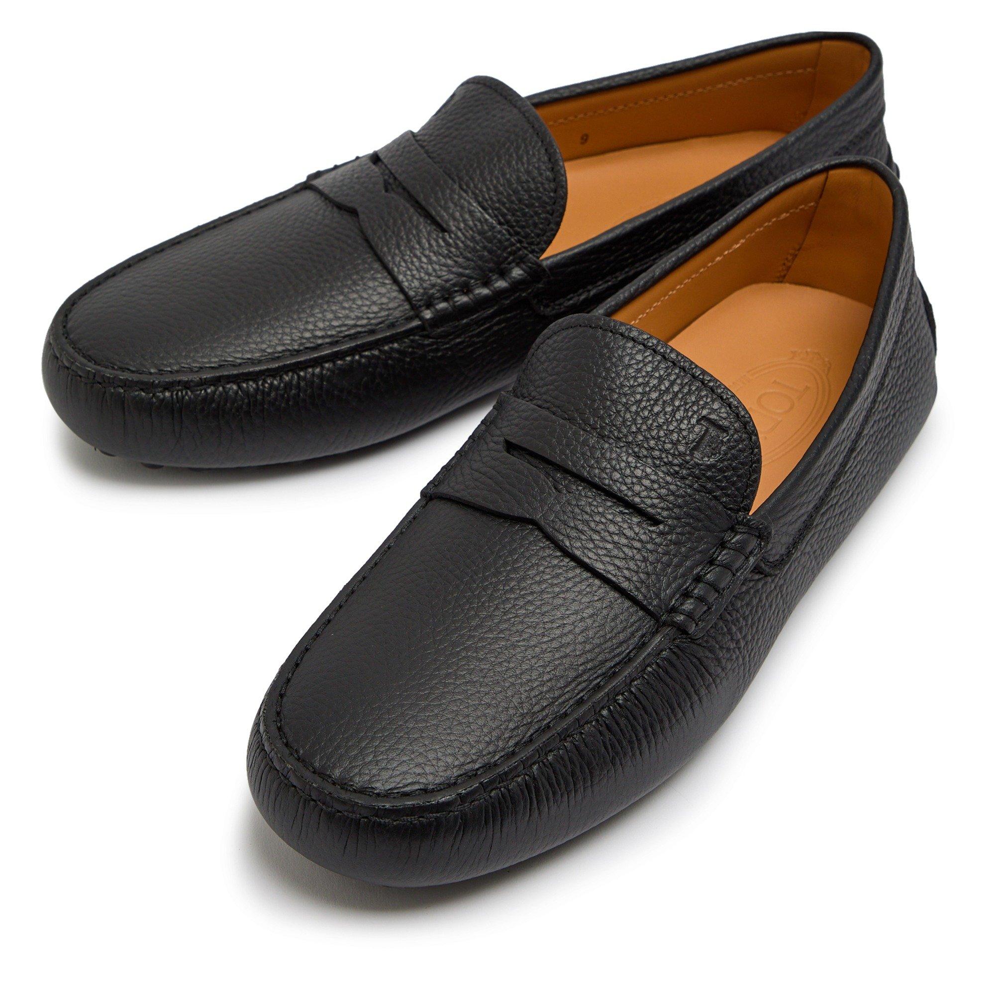 BLACK - Tods - Men's Gommino Leather Loafers - 3