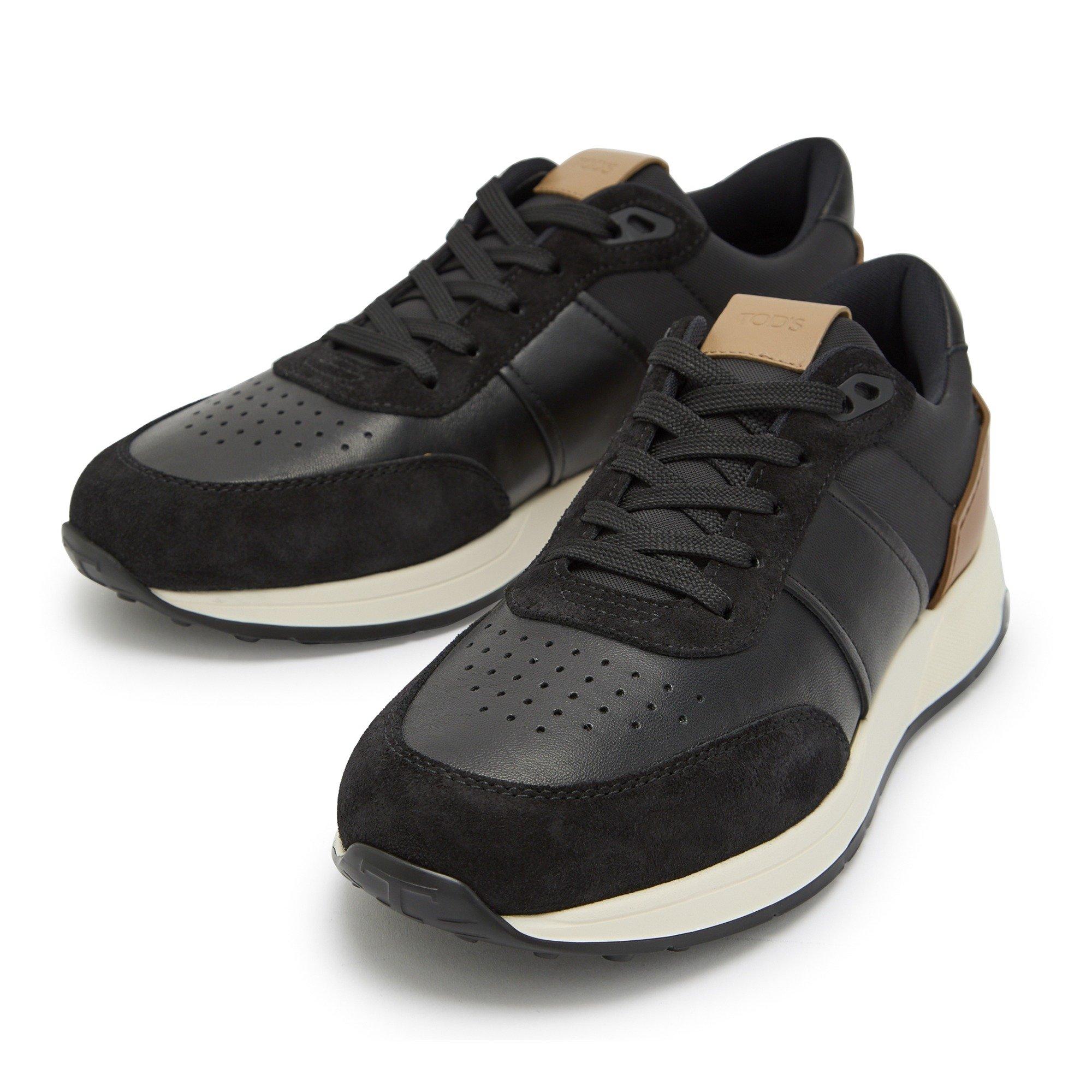BLACK - Tods - ALL.PELLE RUNNING MID VOL 63K - 3
