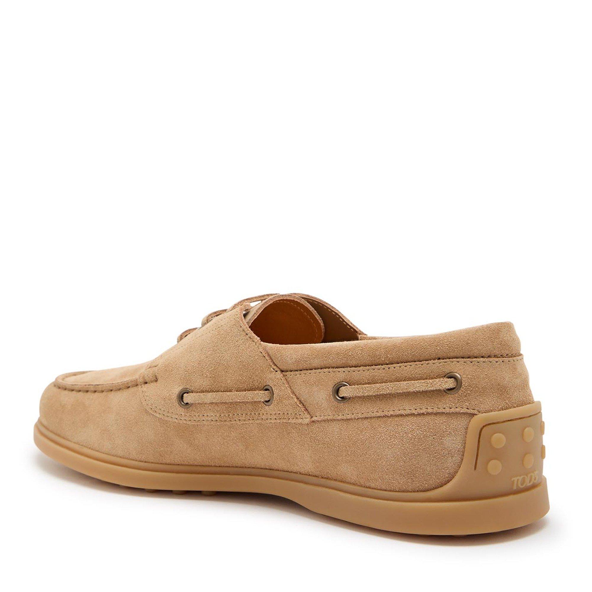 TAN - Tods - Men's Suede Boat Shoes - 2