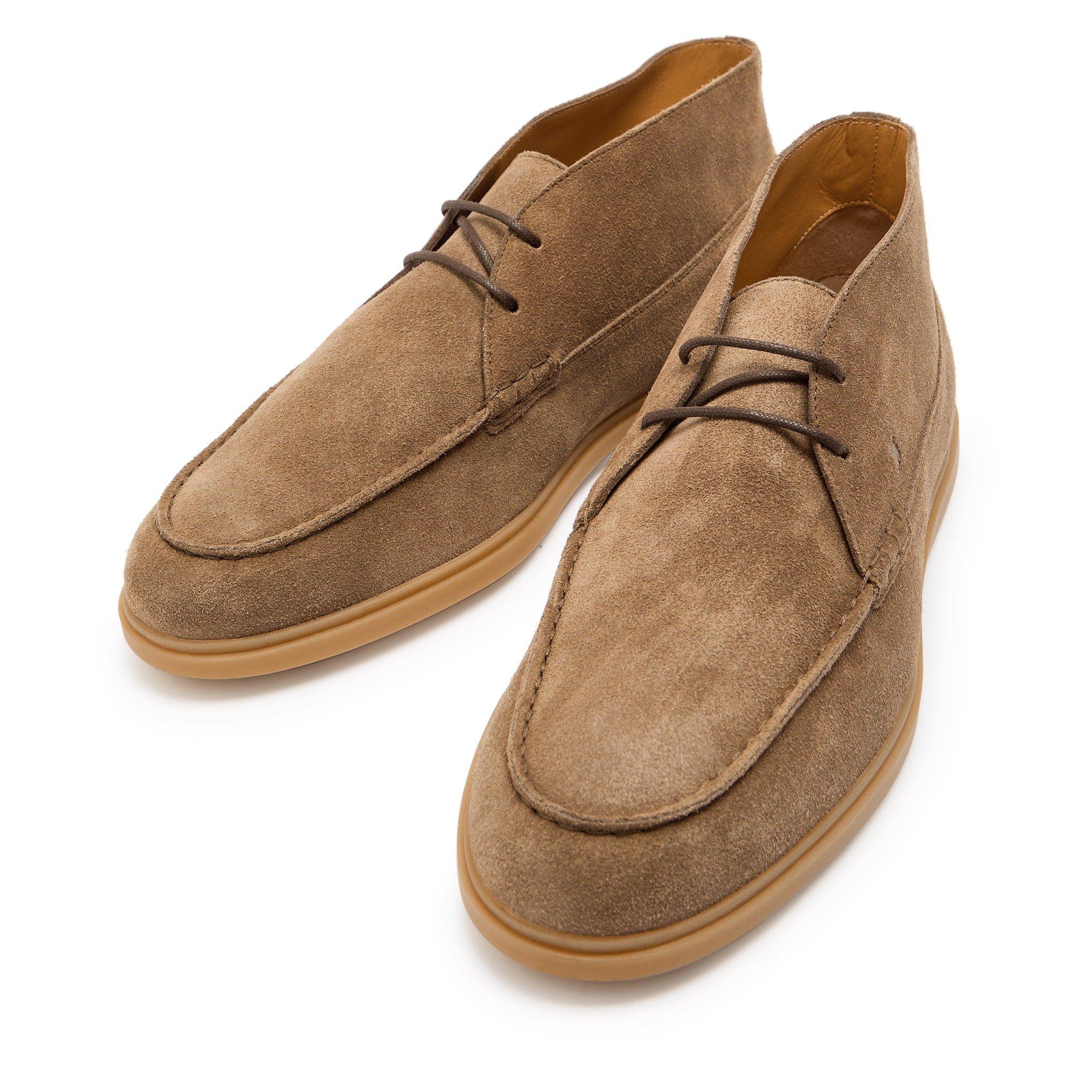 BROWN - Tods - Men's Suede Desert Boots - 3