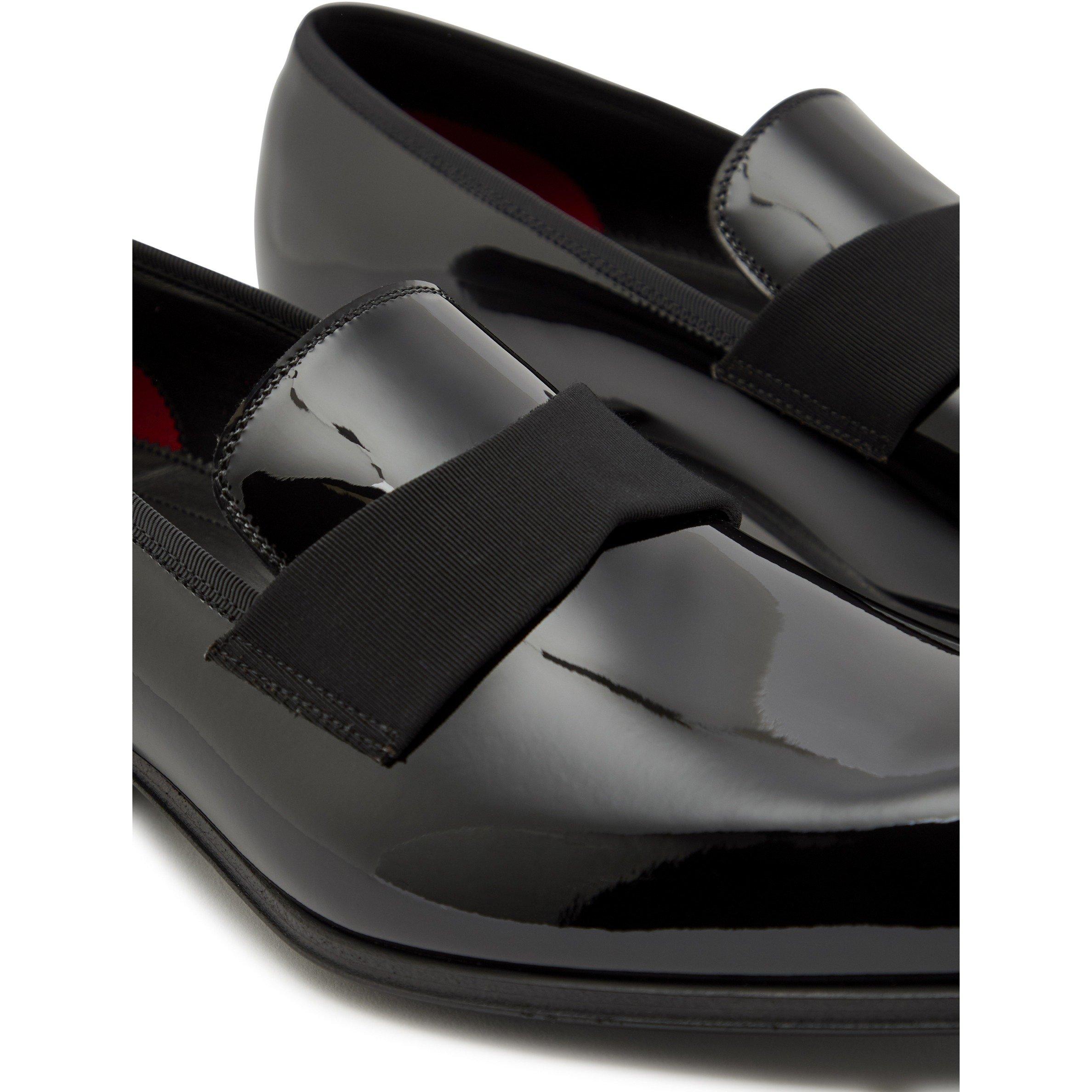 BLACK - Tom Ford - patent edgar evening slipper - 4