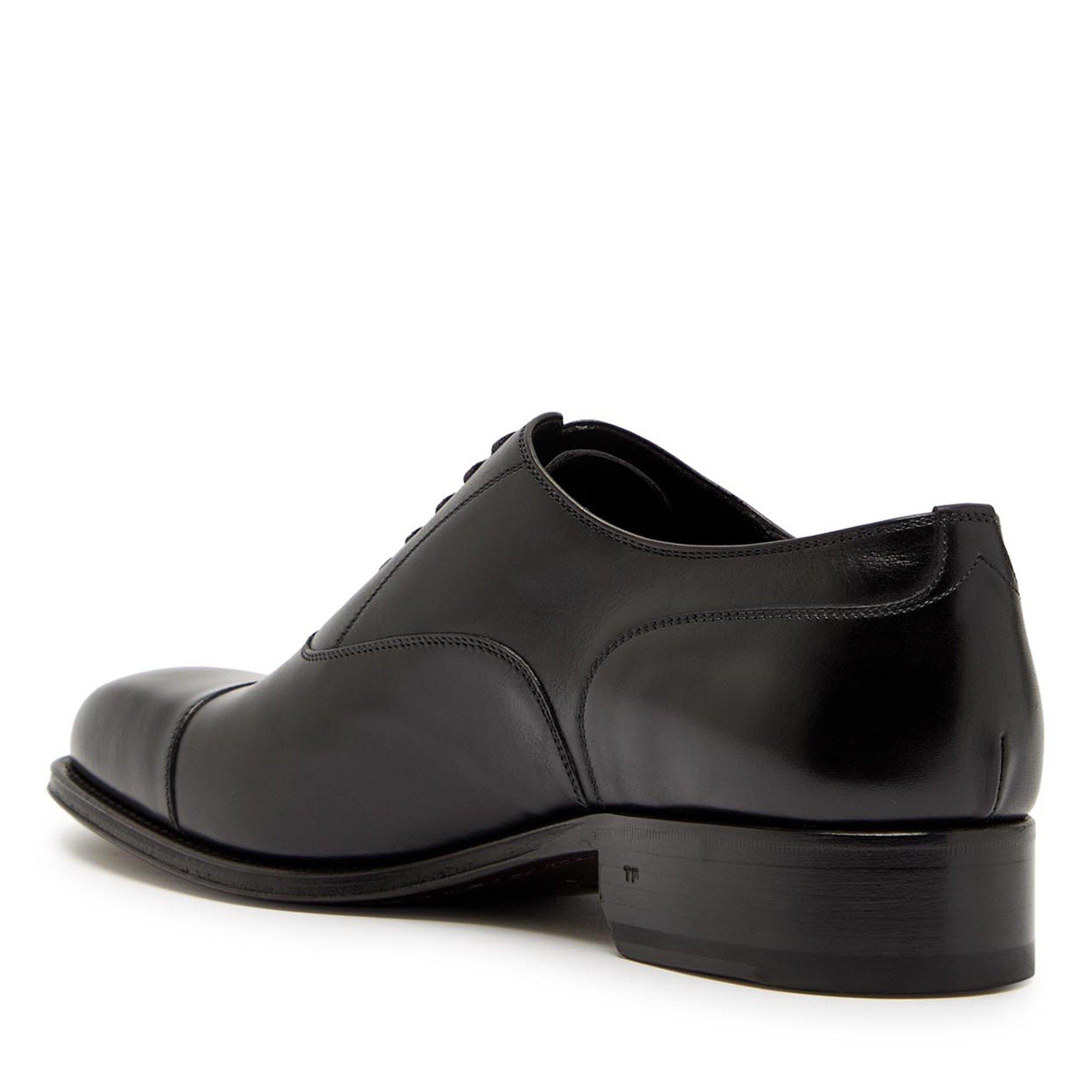BLACK - Tom Ford - burnished leather claydon lace - 2