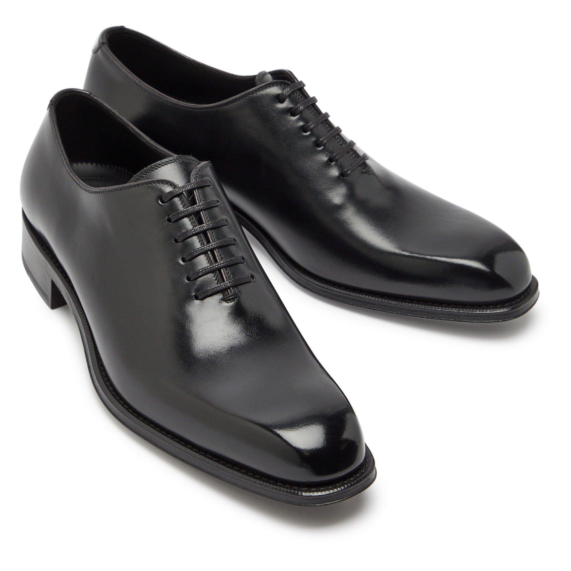 BLACK - Tom Ford - burnished leather claydon lace - 3