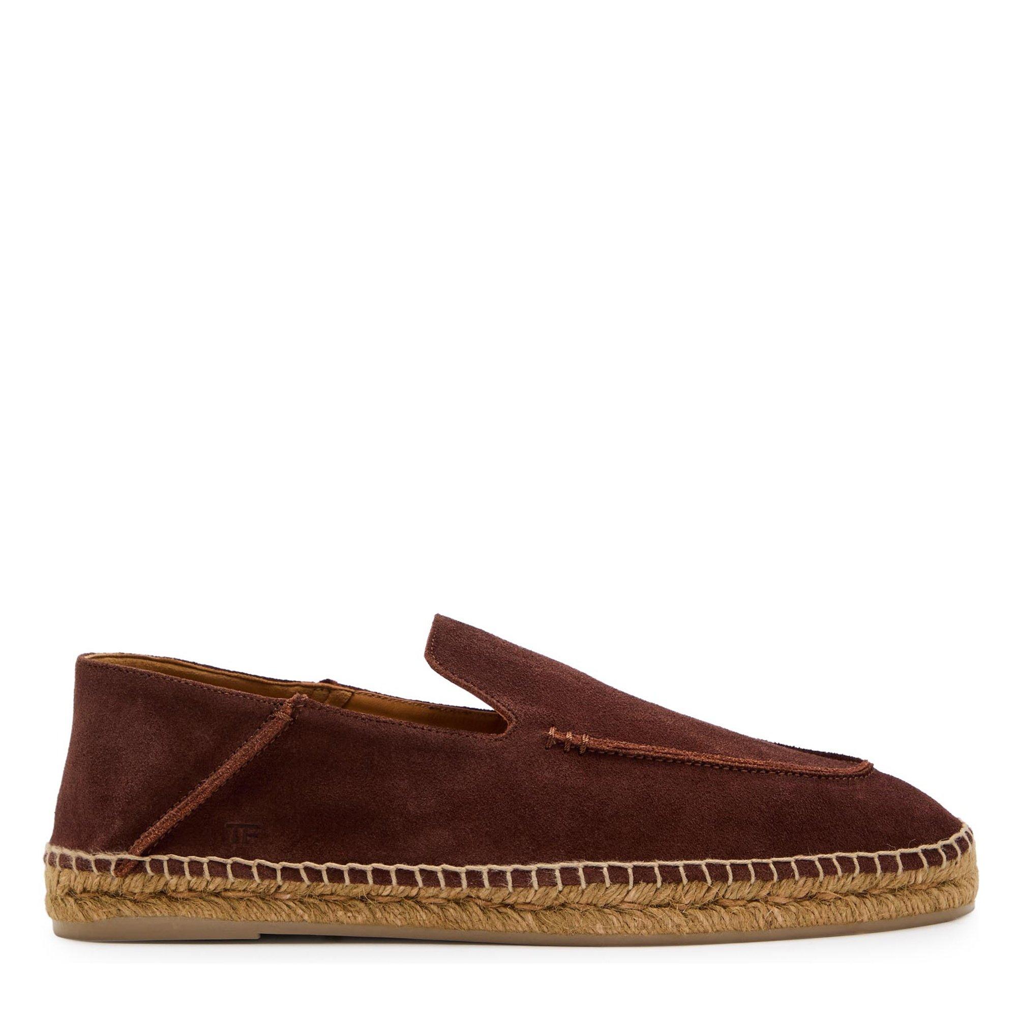 BROWN - Tom Ford - Men's Suede Espadrilles - 1