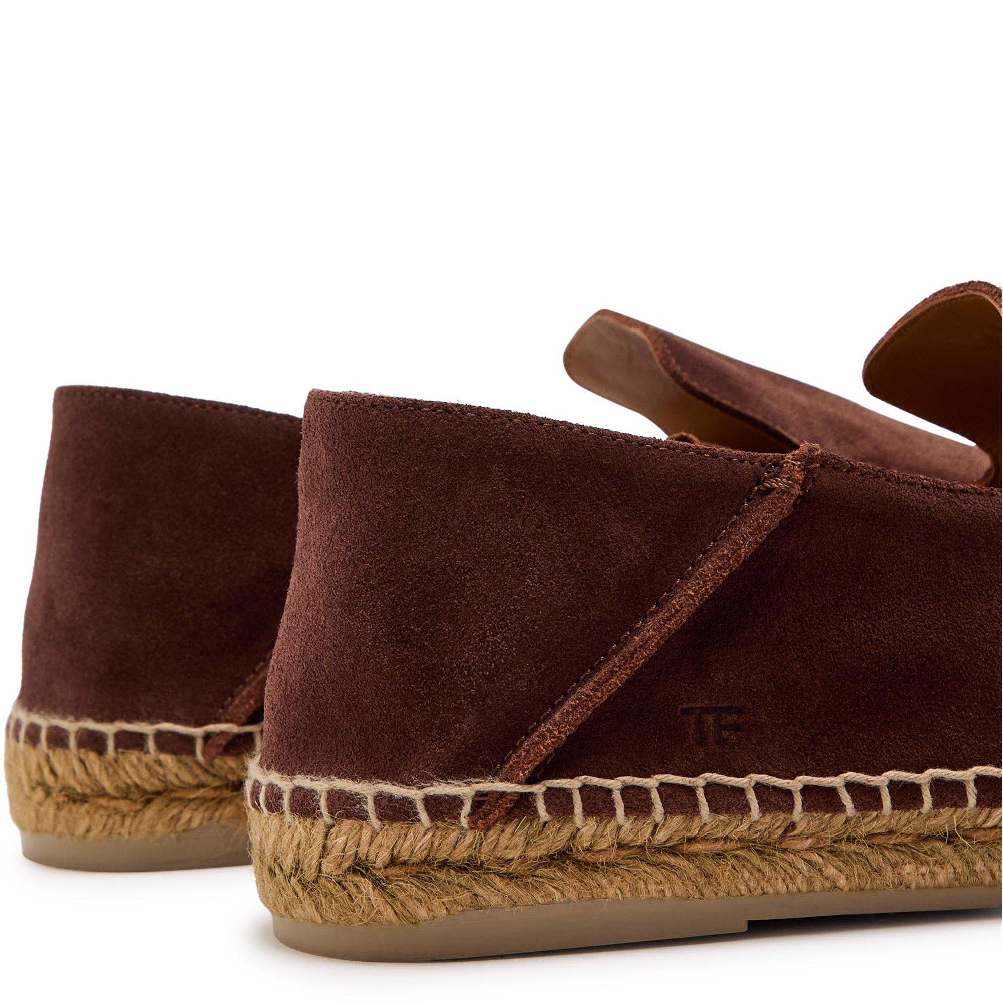 BROWN - Tom Ford - Men's Suede Espadrilles - 4