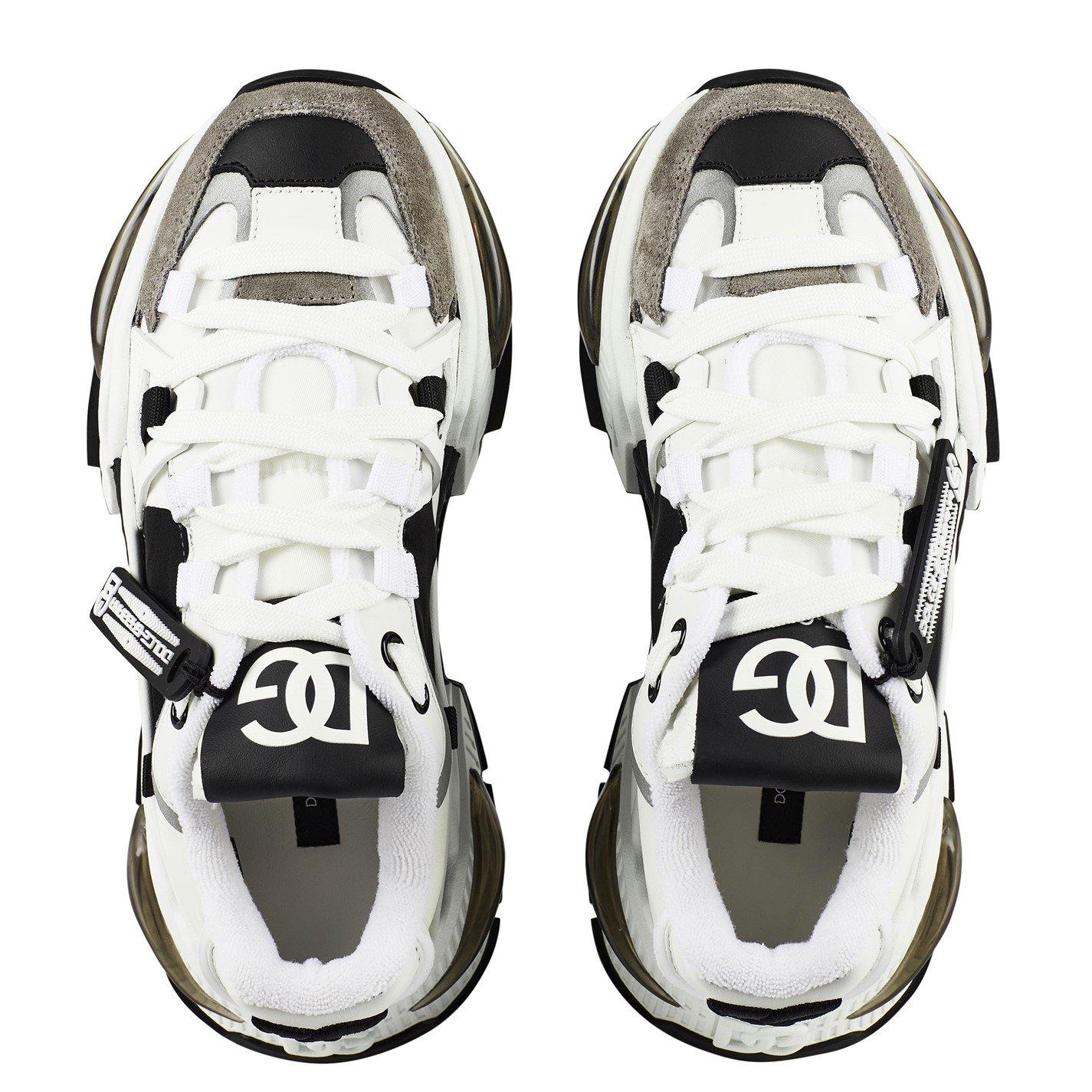 Bianco/Nero - Dolce and Gabbana - Airmaster Sneakers - 7
