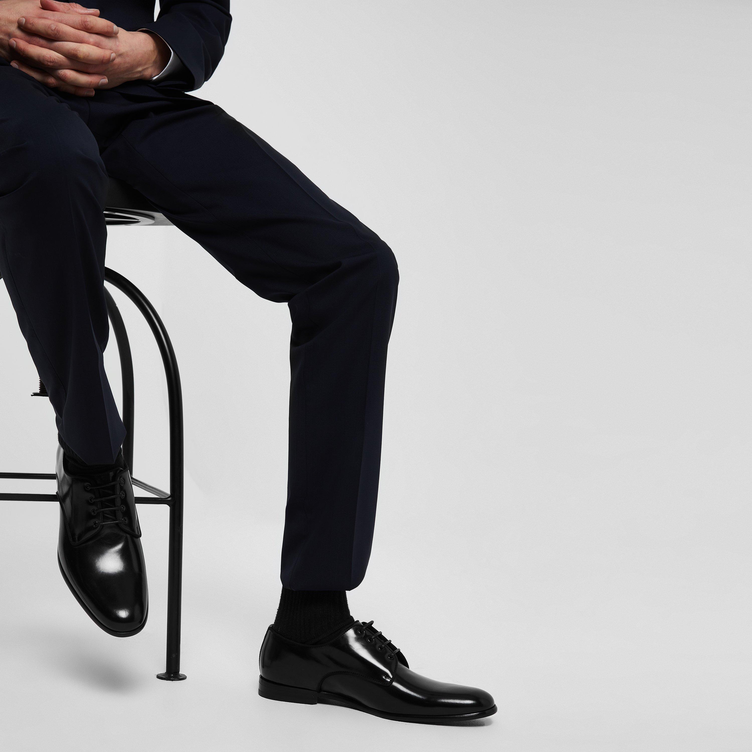 Black - Dolce and Gabbana - Classic Derby Shoes - 2