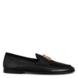 Dolce and Gabbana Logo Loafers