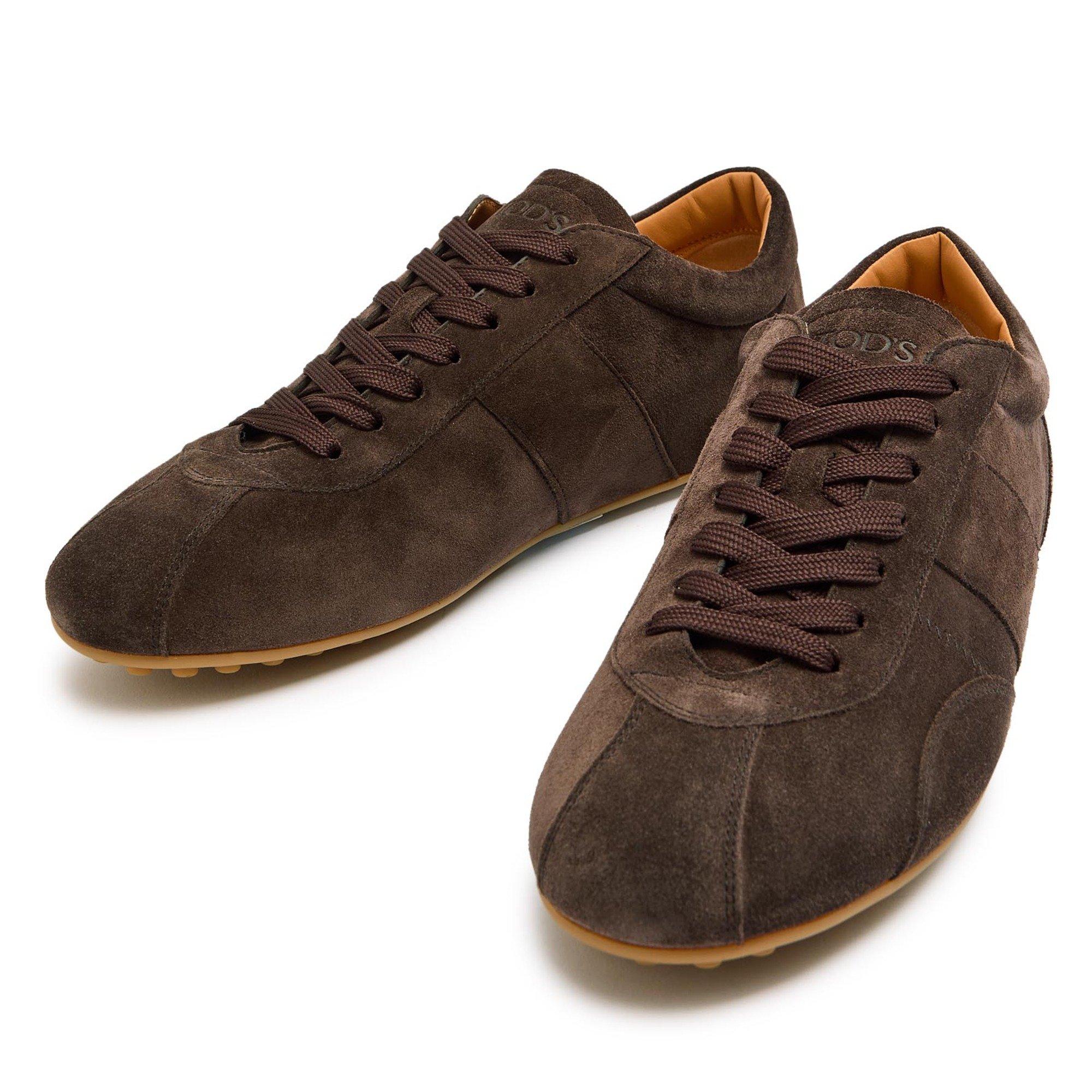 BROWN - Tods - LACE-UP LEATHER BOX 59 - 3
