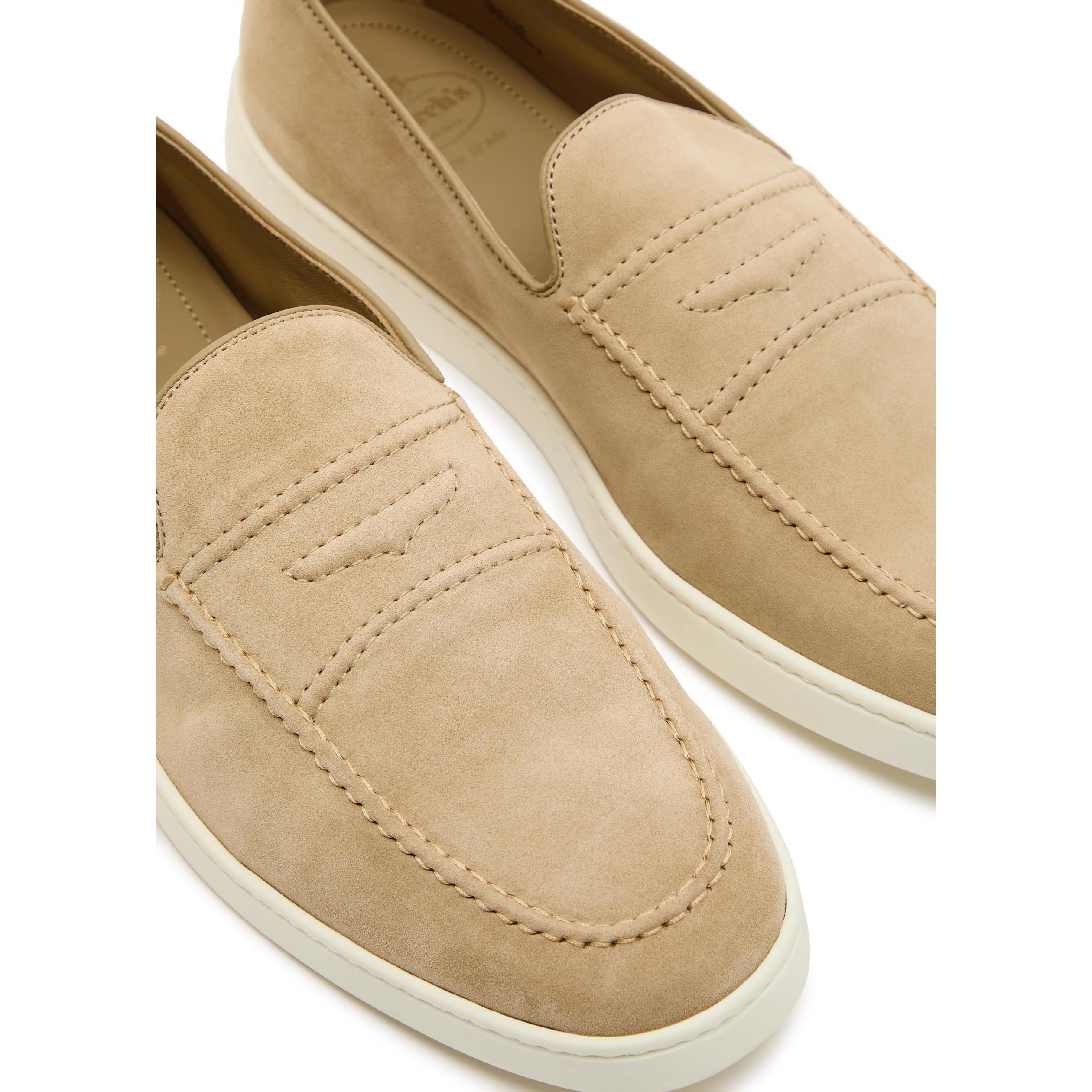 BEIGE - Churchs - Men's Peebles Suede Loafers - 4