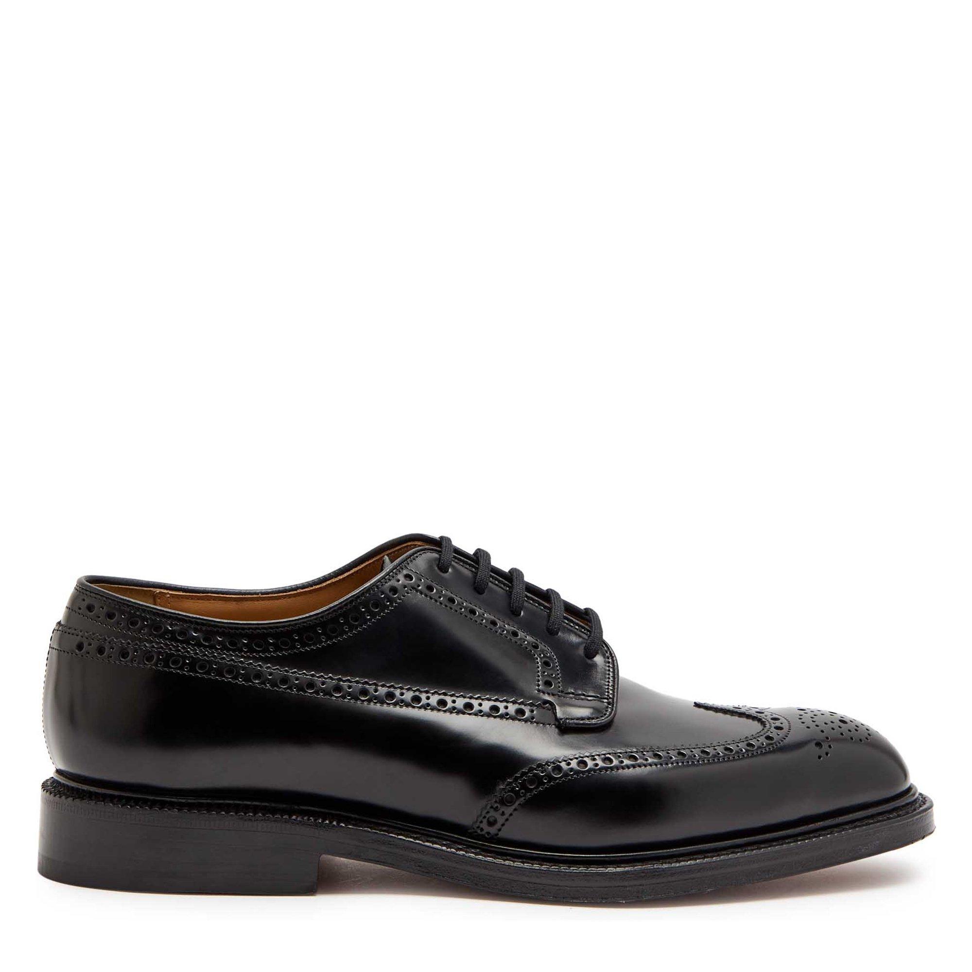 BLACK - Churchs - Men's Grafton Polishbinder Leather Derby Shoes - 1