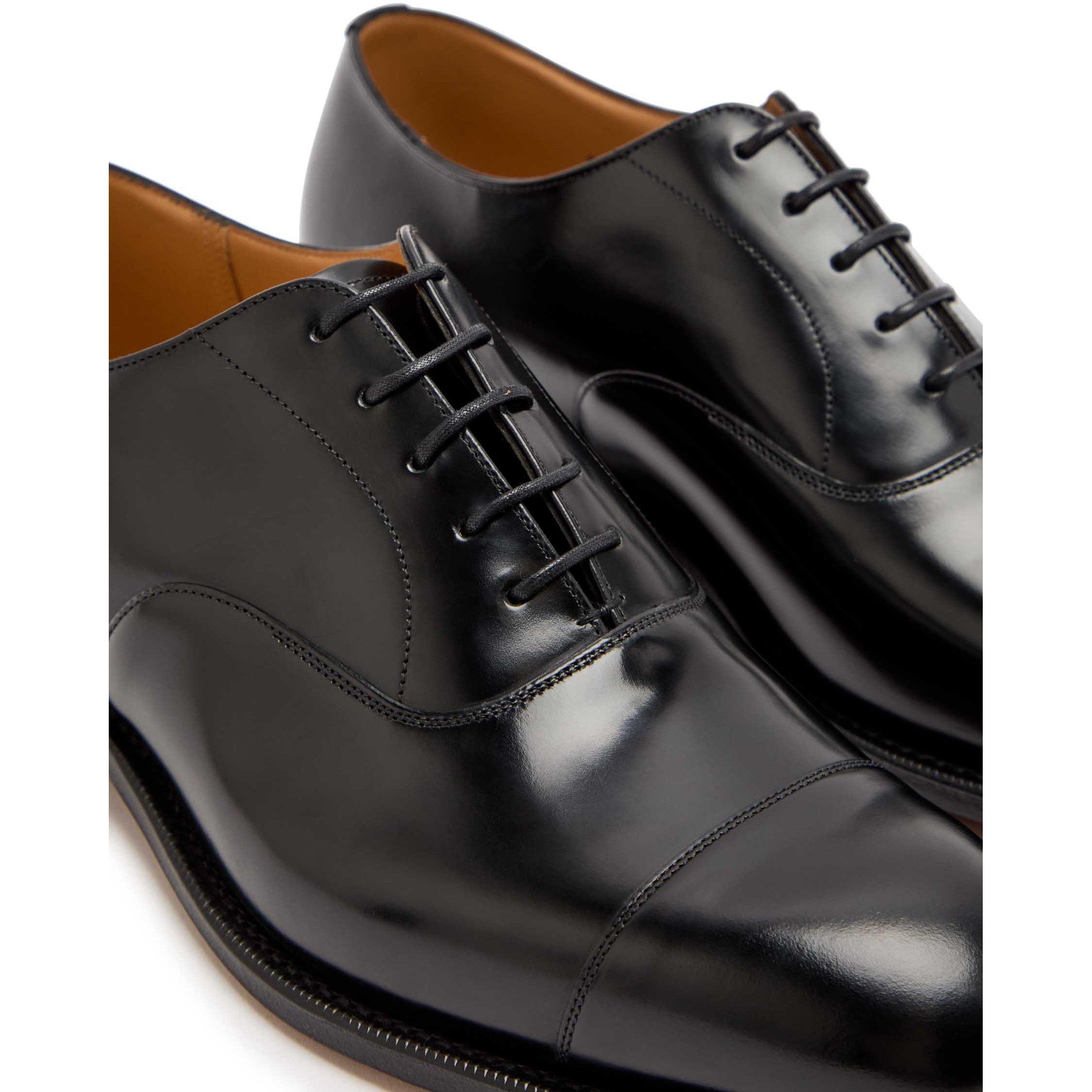 BLACK - Churchs - Men's Consul Leather Derby Shoes - 4