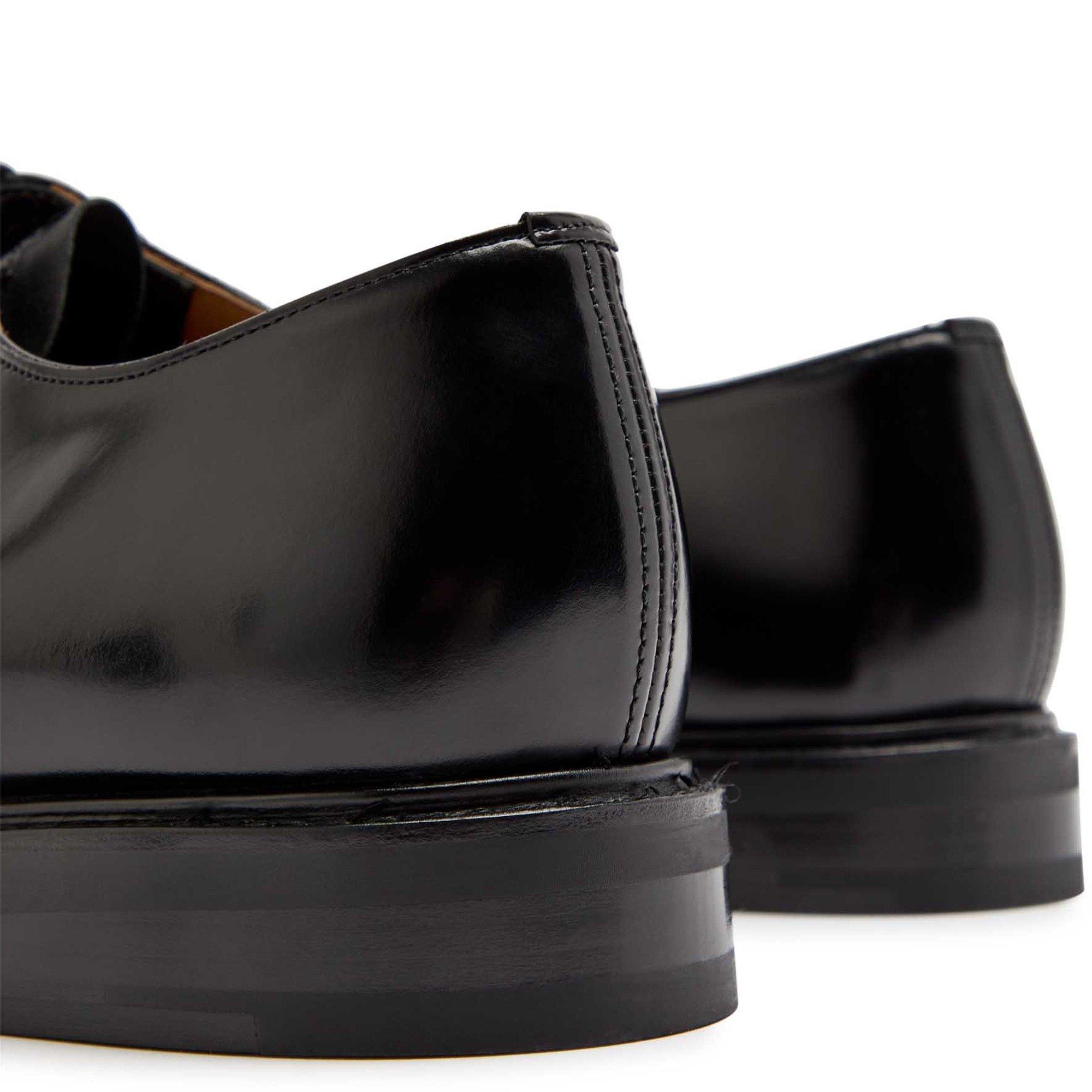 BLACK - Churchs - Men's Shannon 2.0 Polishbinder Leather Derby Shoes - 4