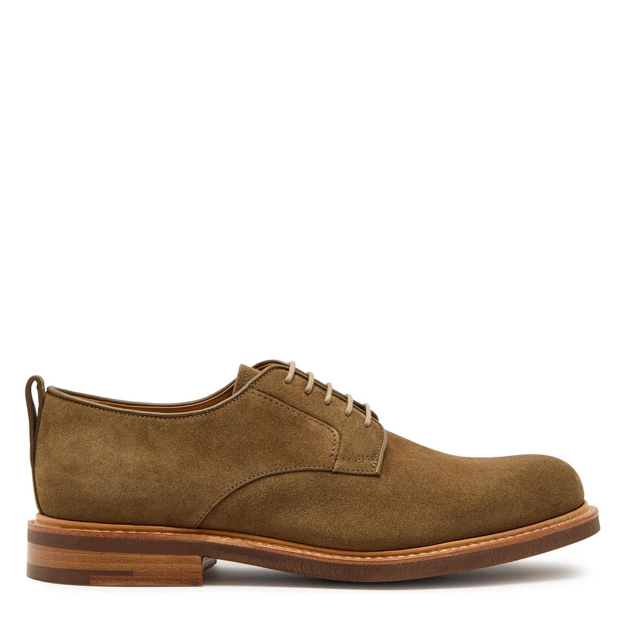 DARK BROWN - Churchs - Men's Pentire Suede Derby Shoes - 1